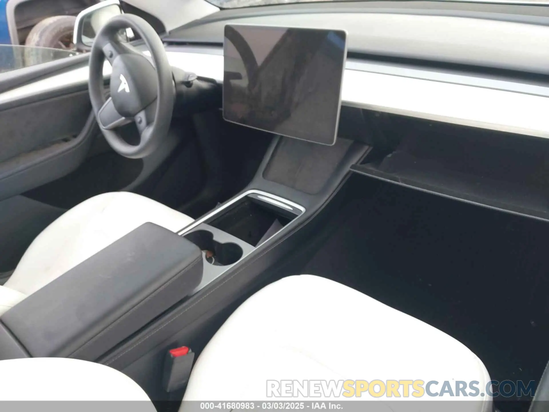 5 fotografías del automóvil dañado 7SAYGDEE5RA220498 TESLA MODEL Y 2024