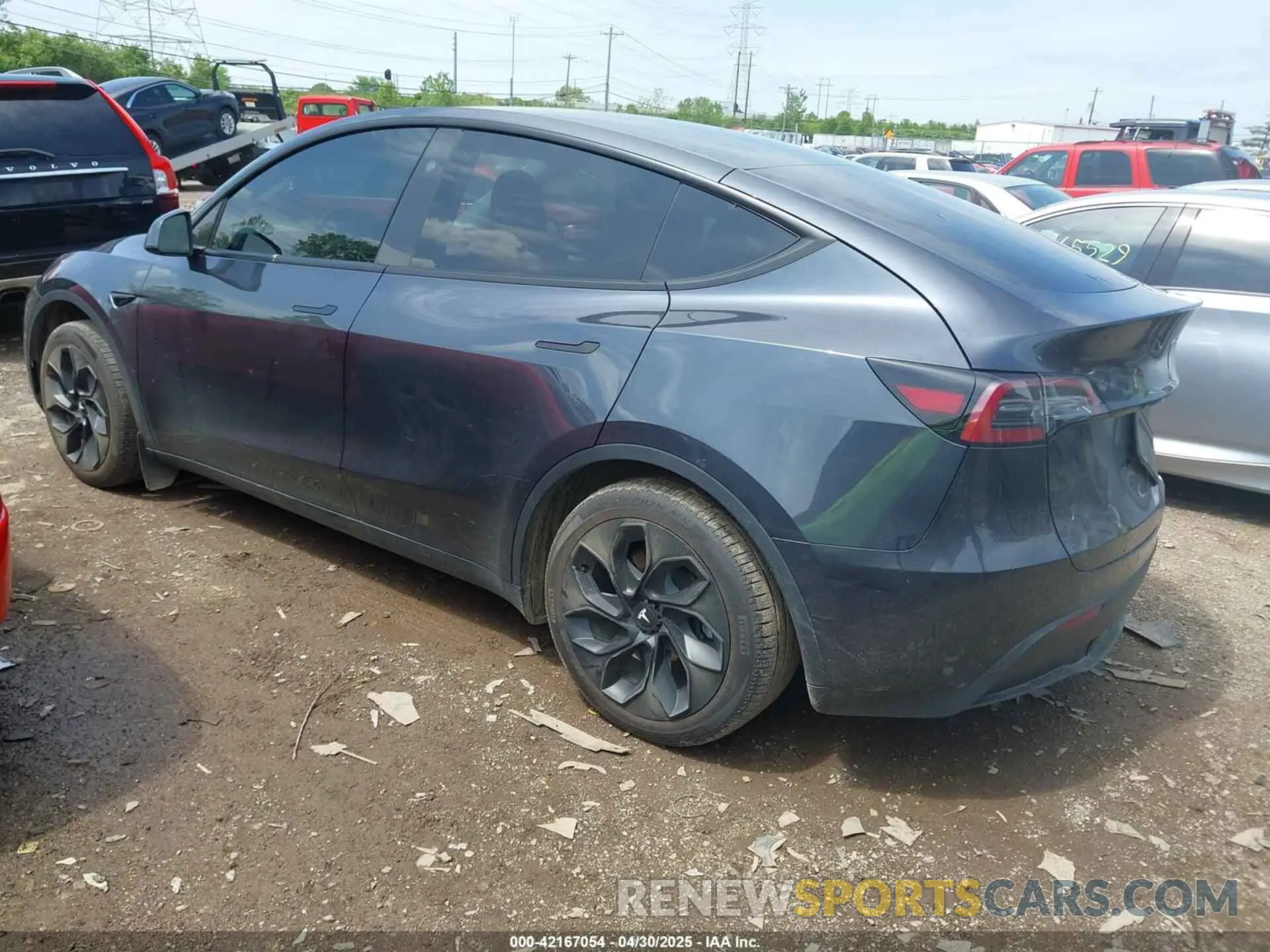 3 fotografías del automóvil dañado 7SAYGDEE5RA224759 TESLA MODEL Y 2024