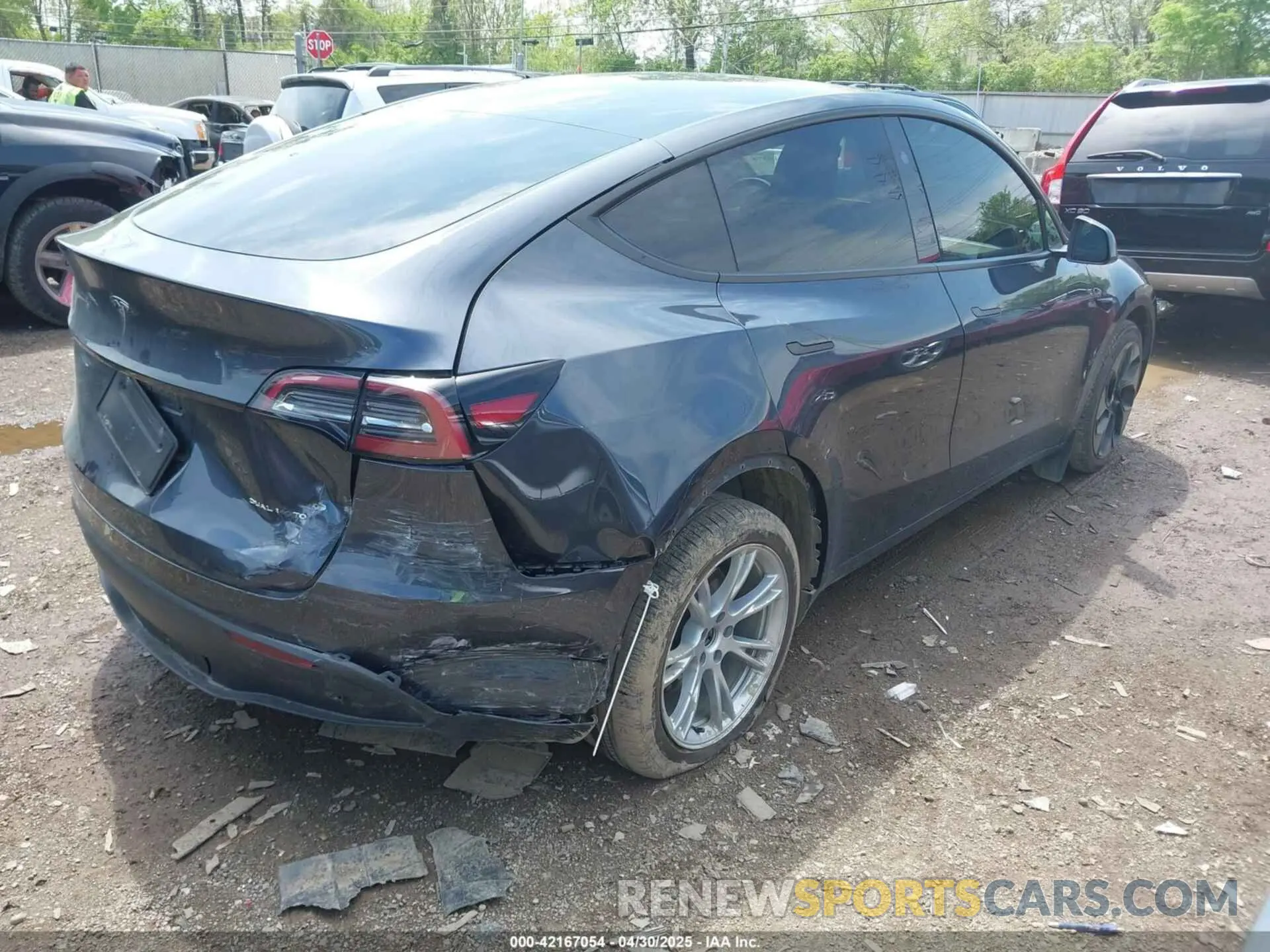 4 fotografías del automóvil dañado 7SAYGDEE5RA224759 TESLA MODEL Y 2024