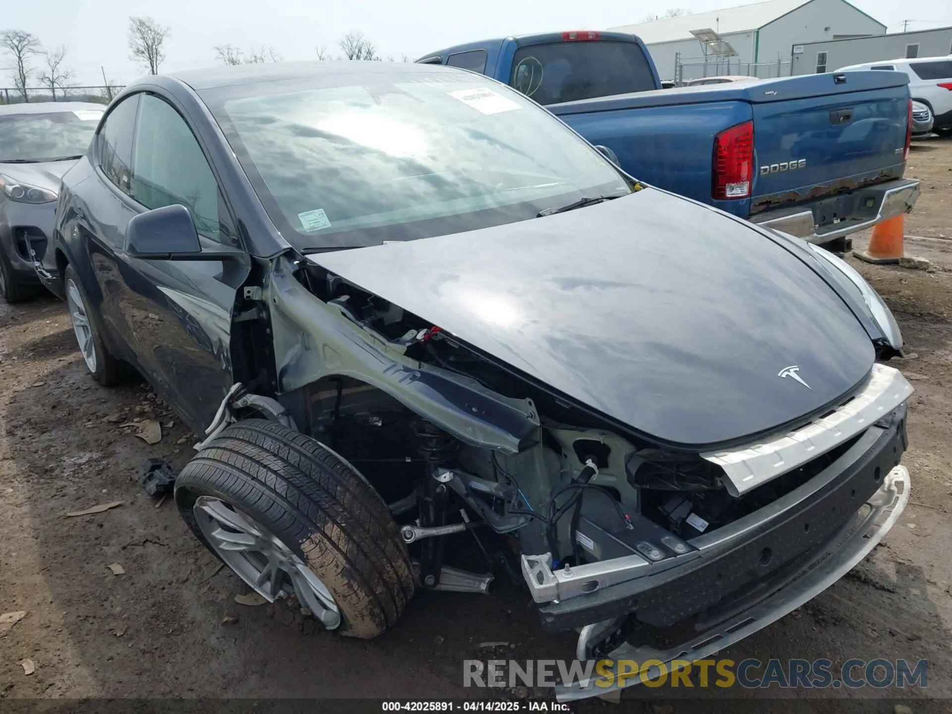 1 fotografías del automóvil dañado 7SAYGDEE5RA226317 TESLA MODEL Y 2024