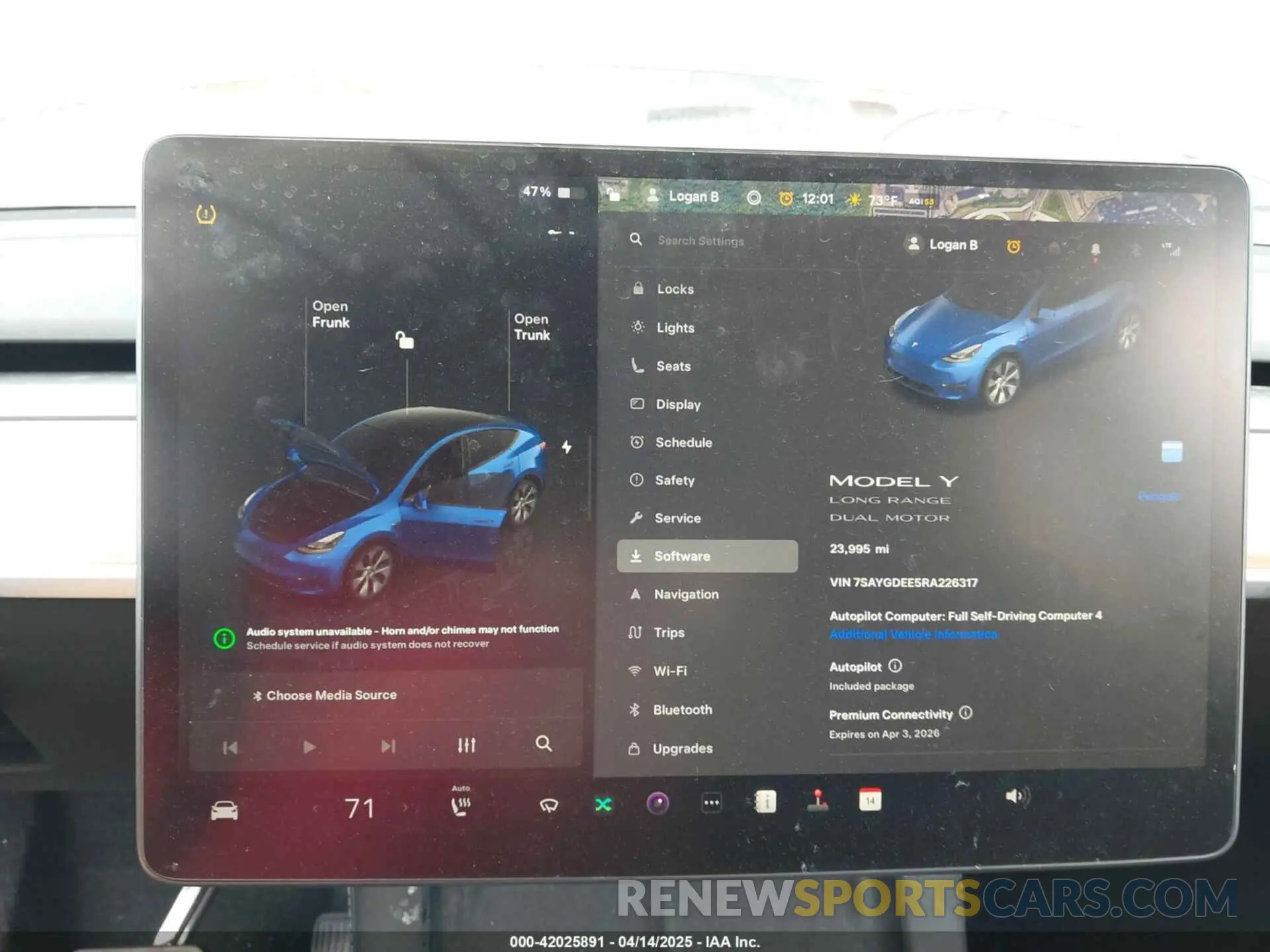 19 fotografías del automóvil dañado 7SAYGDEE5RA226317 TESLA MODEL Y 2024