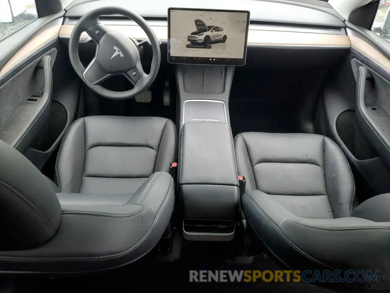 8 fotografías del automóvil dañado 7SAYGDEE5RA242839 TESLA MODEL Y 2024