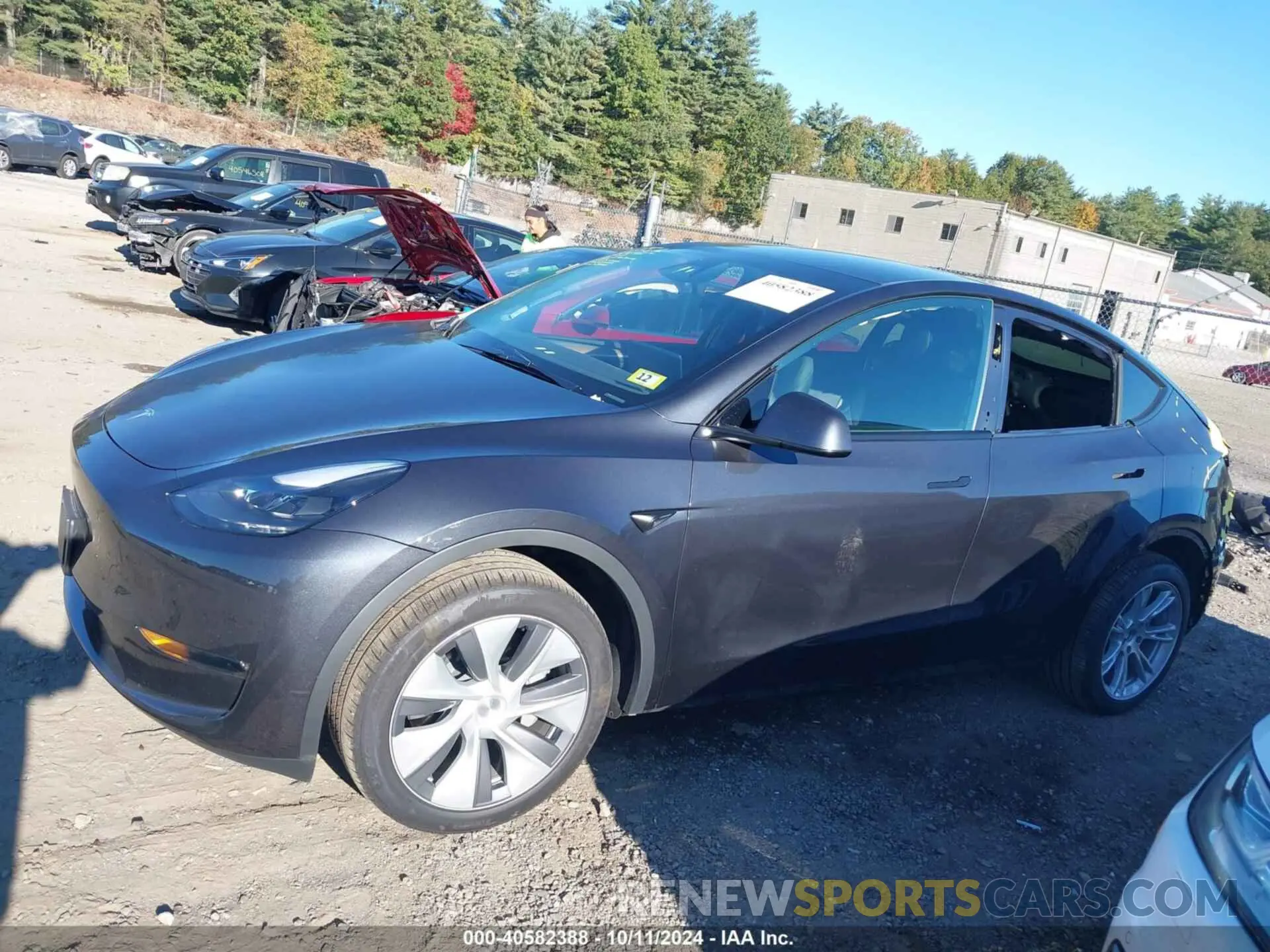 15 fotografías del automóvil dañado 7SAYGDEE5RA247944 TESLA MODEL Y 2024