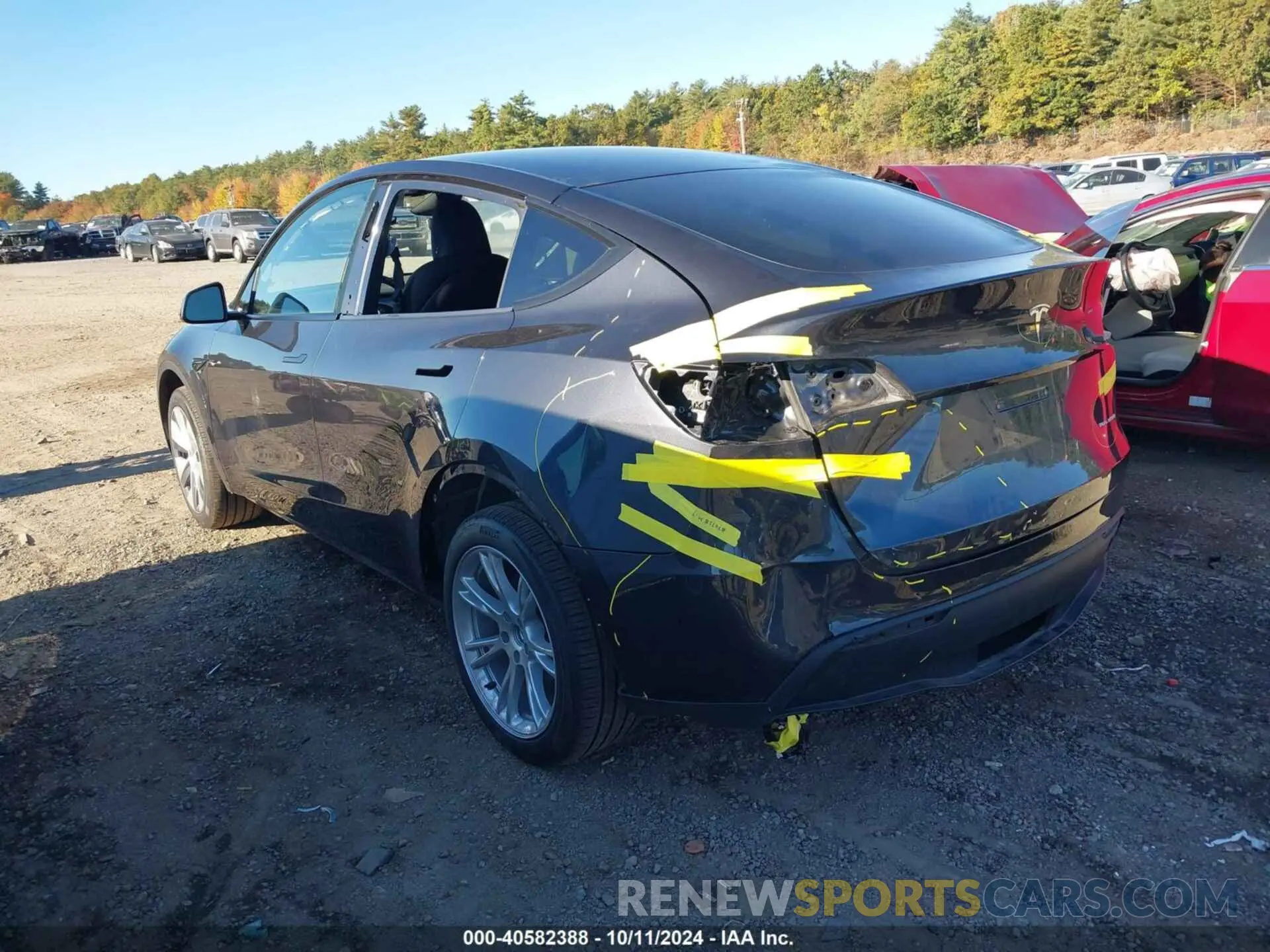 3 fotografías del automóvil dañado 7SAYGDEE5RA247944 TESLA MODEL Y 2024