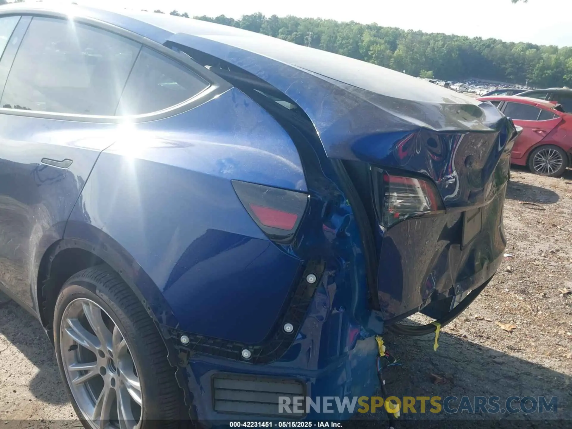 20 fotografías del automóvil dañado 7SAYGDEE5RA285075 TESLA MODEL Y 2024