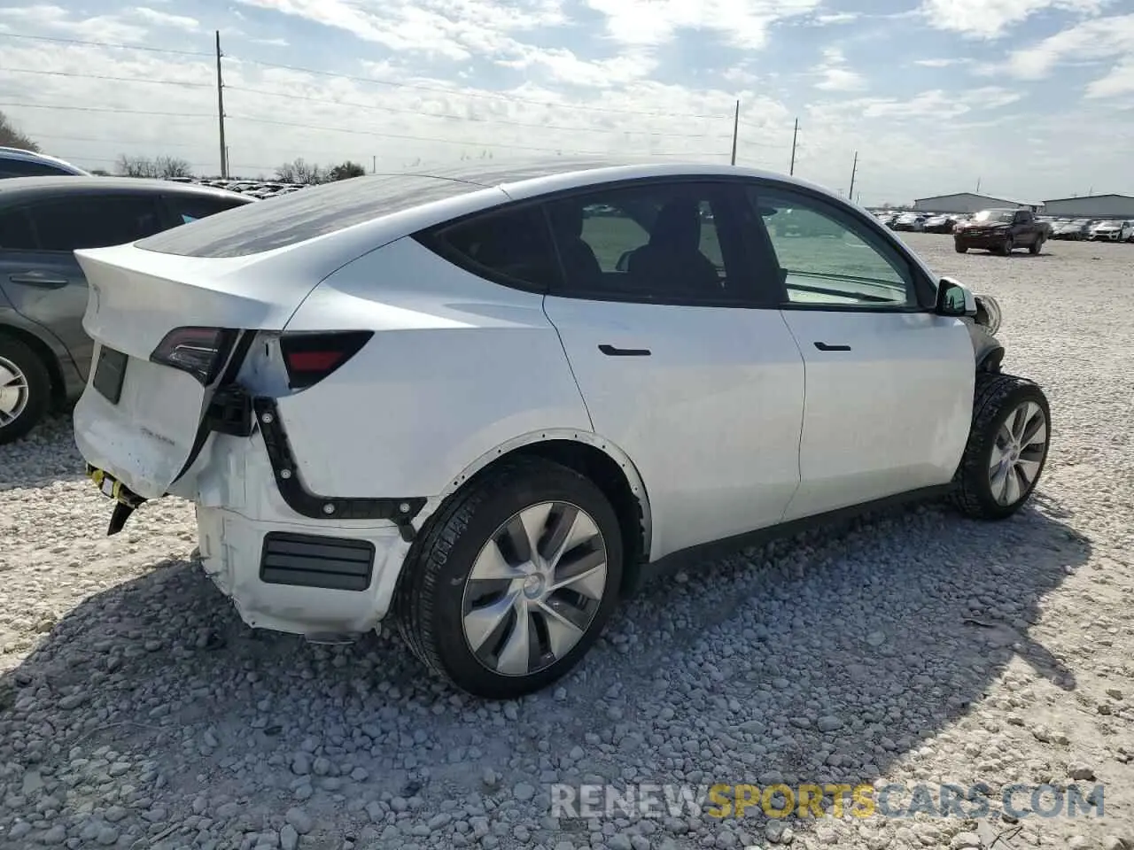 3 fotografías del automóvil dañado 7SAYGDEE5RA290471 TESLA MODEL Y 2024