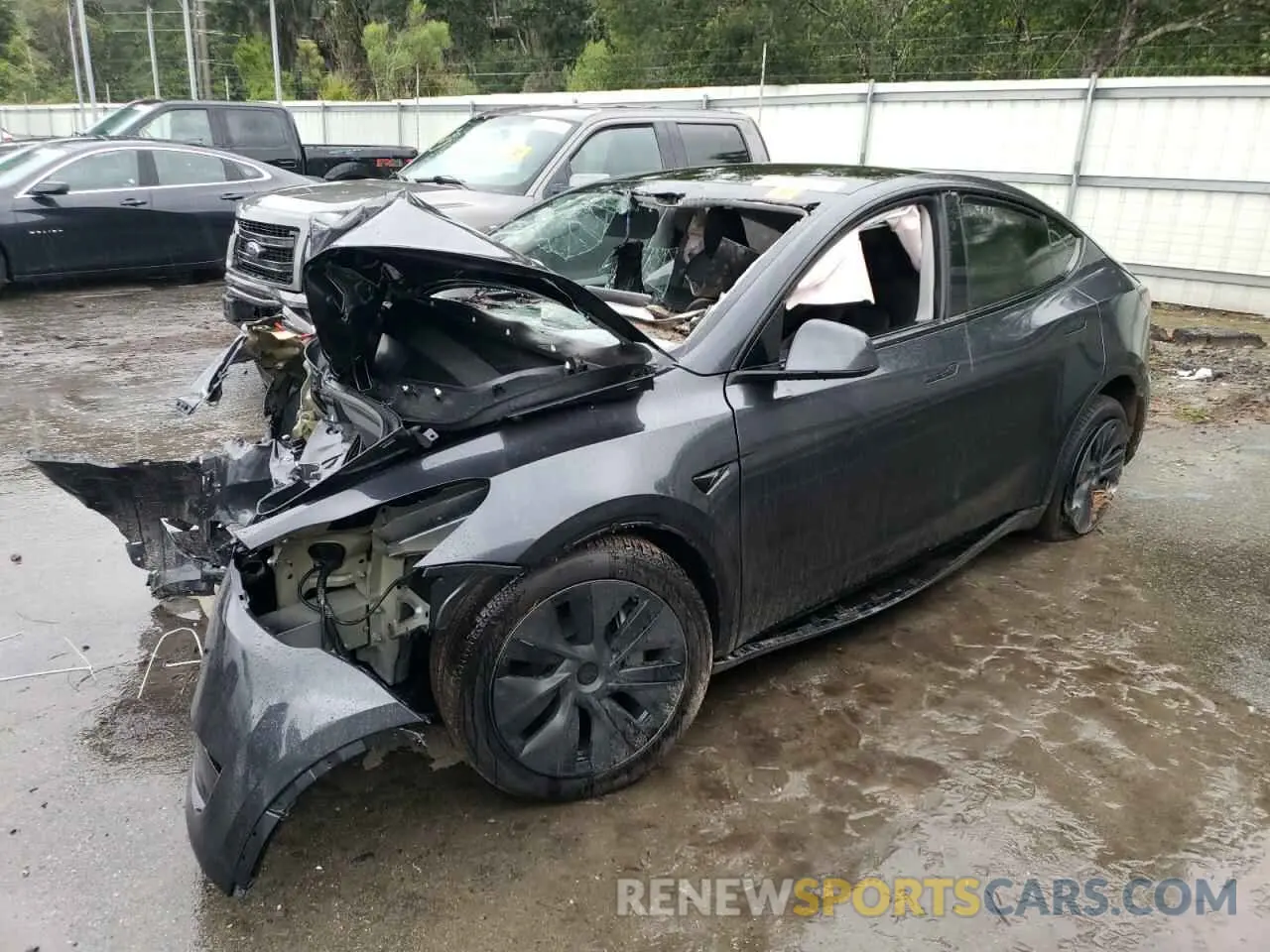 1 fotografías del automóvil dañado 7SAYGDEE5RA300089 TESLA MODEL Y 2024