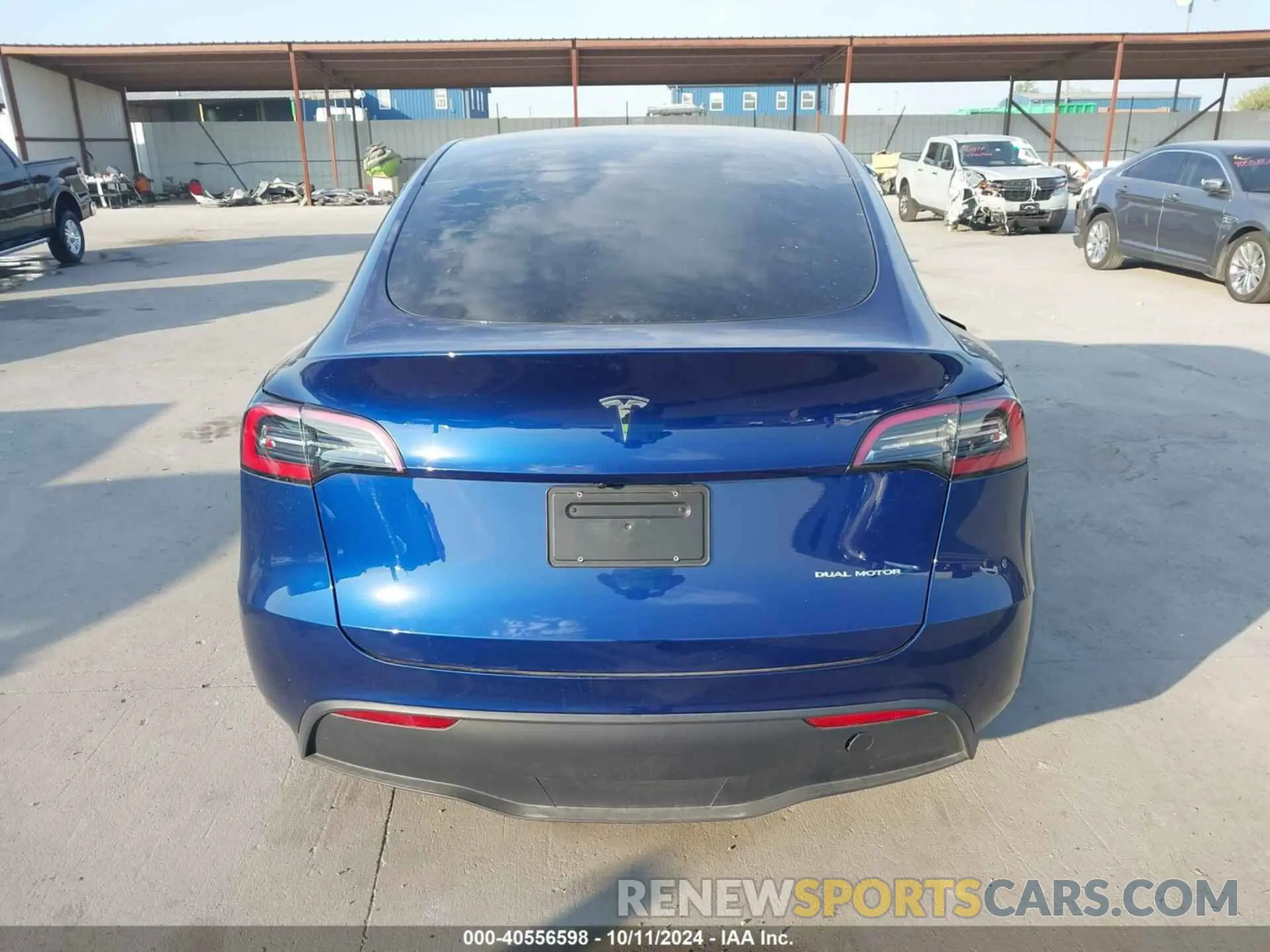 17 fotografías del automóvil dañado 7SAYGDEE5RA302893 TESLA MODEL Y 2024
