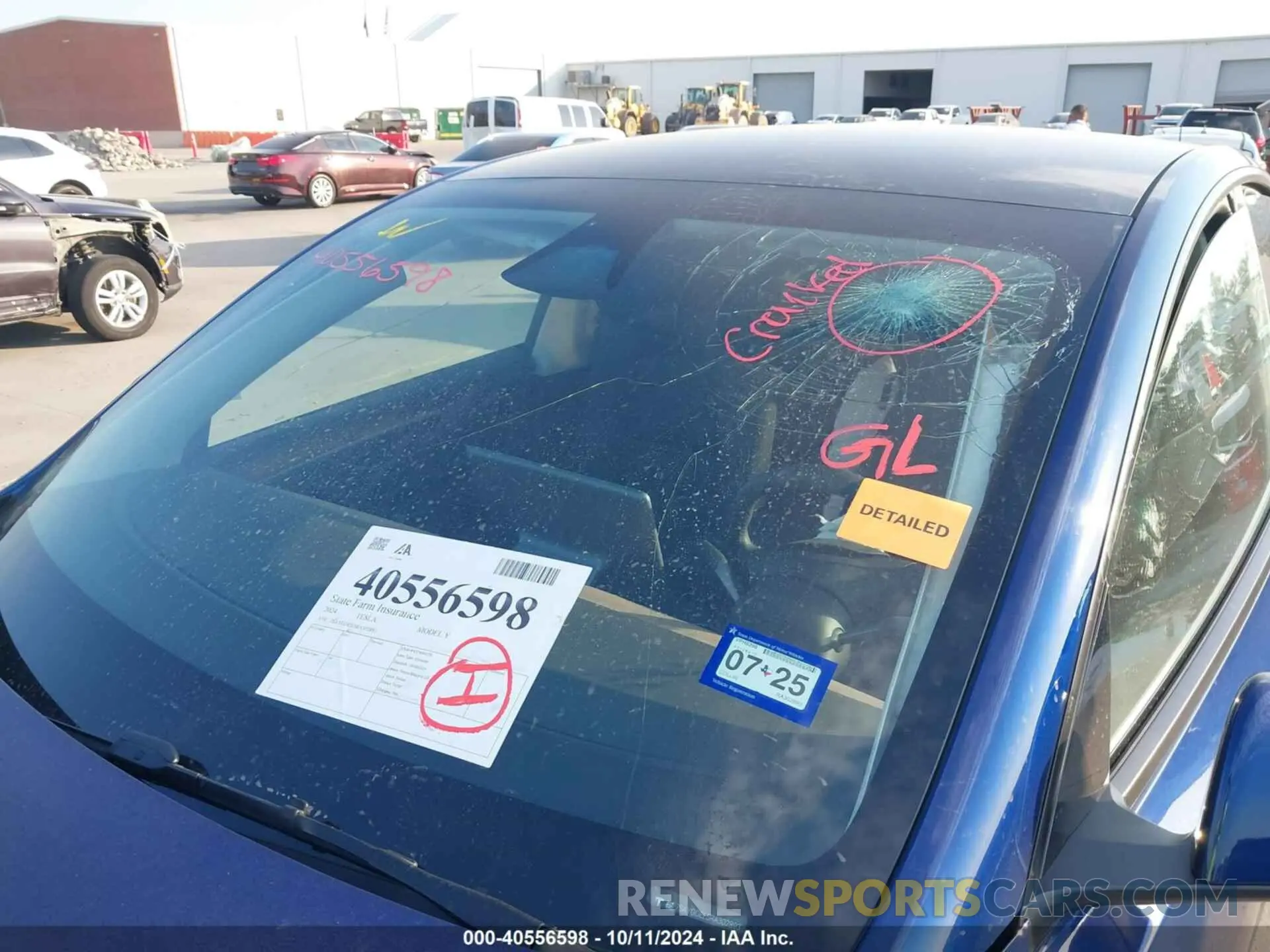 21 fotografías del automóvil dañado 7SAYGDEE5RA302893 TESLA MODEL Y 2024