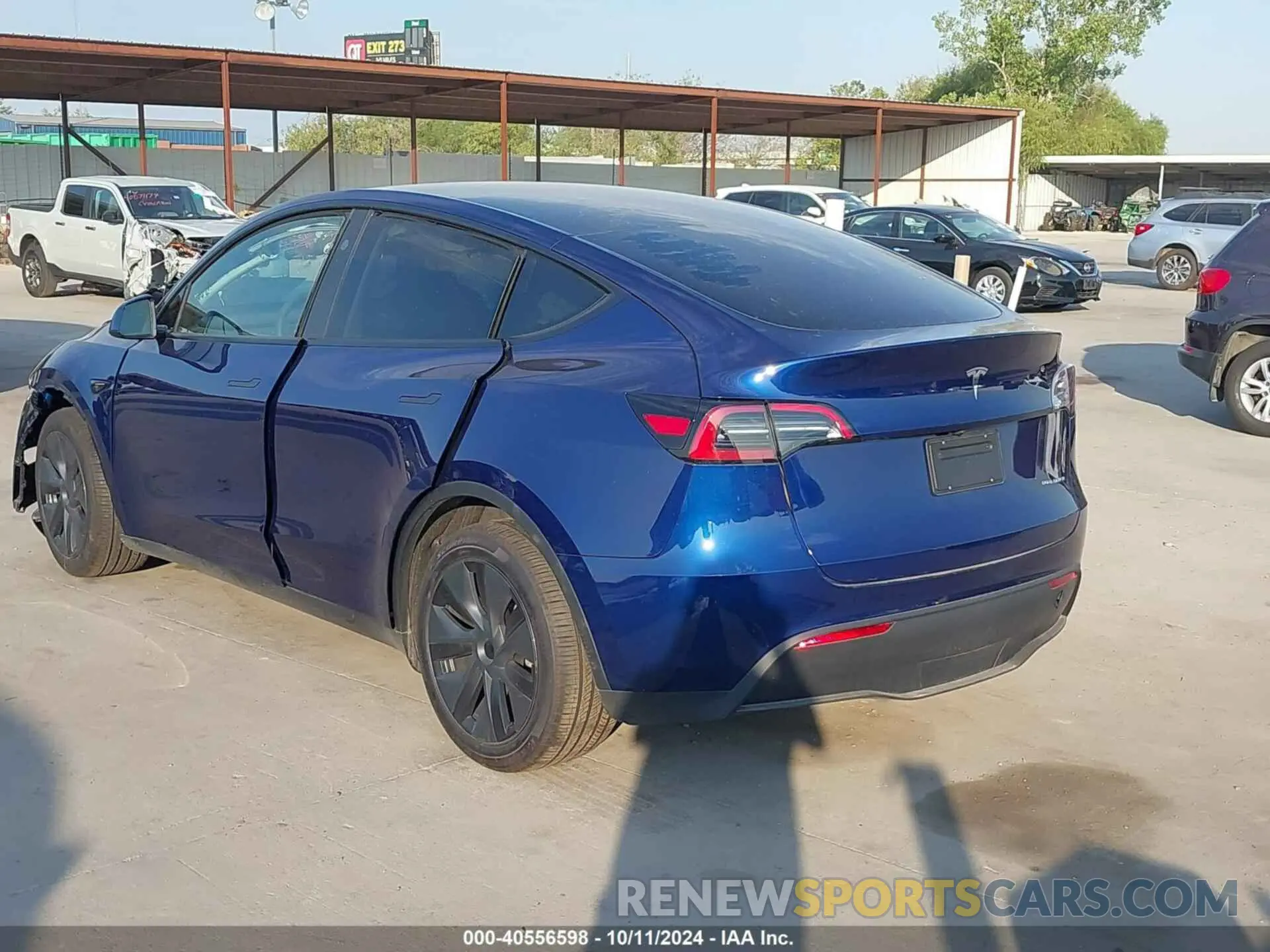 3 fotografías del automóvil dañado 7SAYGDEE5RA302893 TESLA MODEL Y 2024