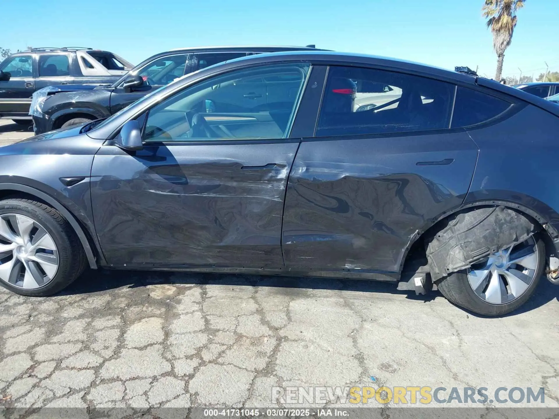 15 fotografías del automóvil dañado 7SAYGDEE5RF003424 TESLA MODEL Y 2024
