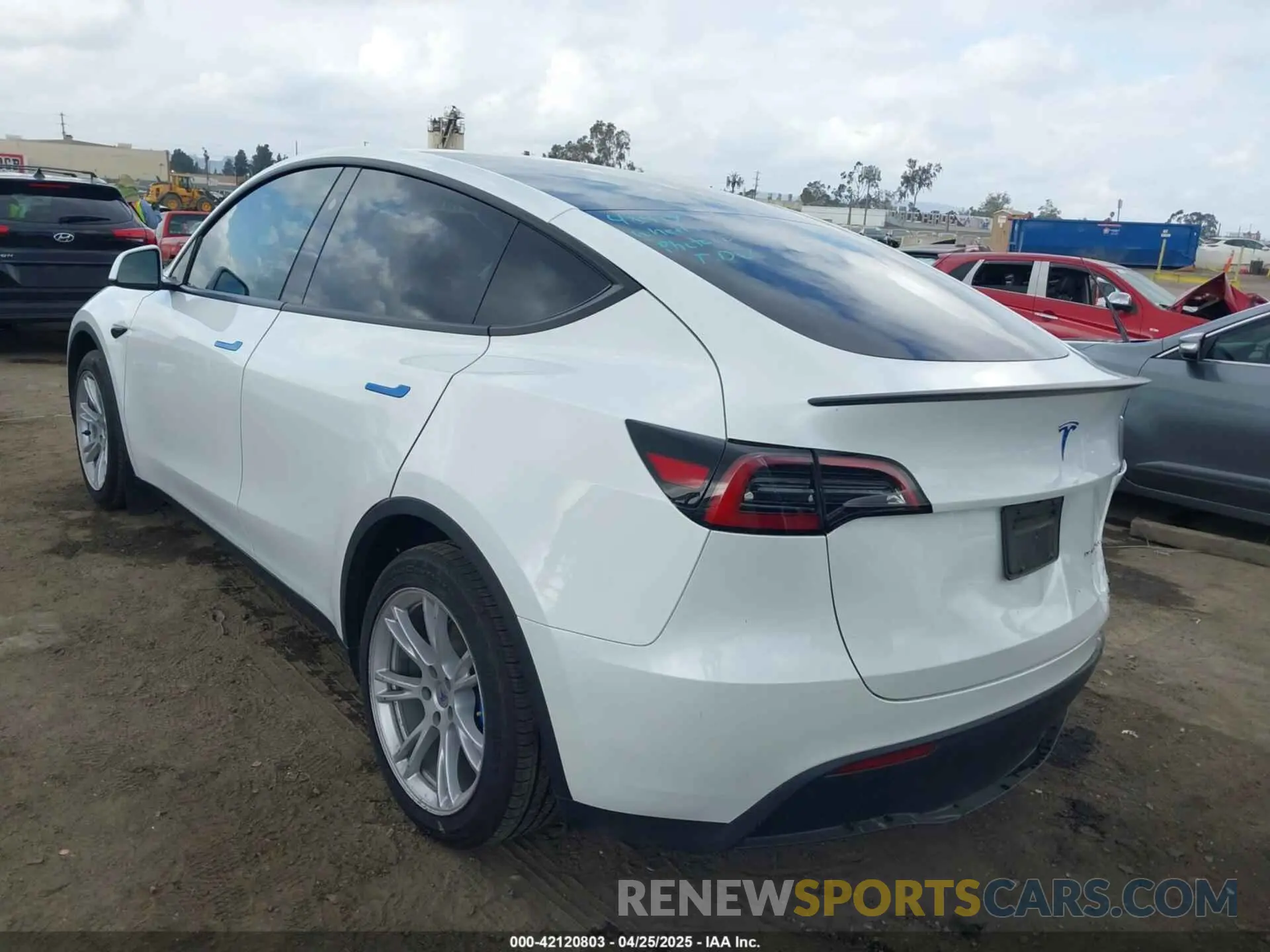 3 fotografías del automóvil dañado 7SAYGDEE5RF036018 TESLA MODEL Y 2024