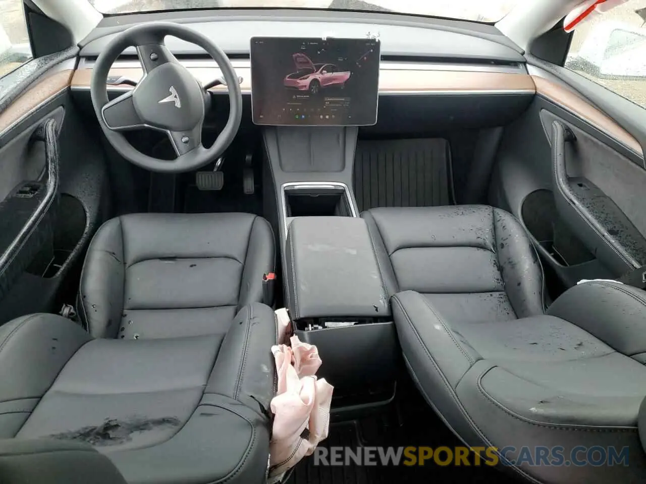 8 fotografías del automóvil dañado 7SAYGDEE5RF075756 TESLA MODEL Y 2024