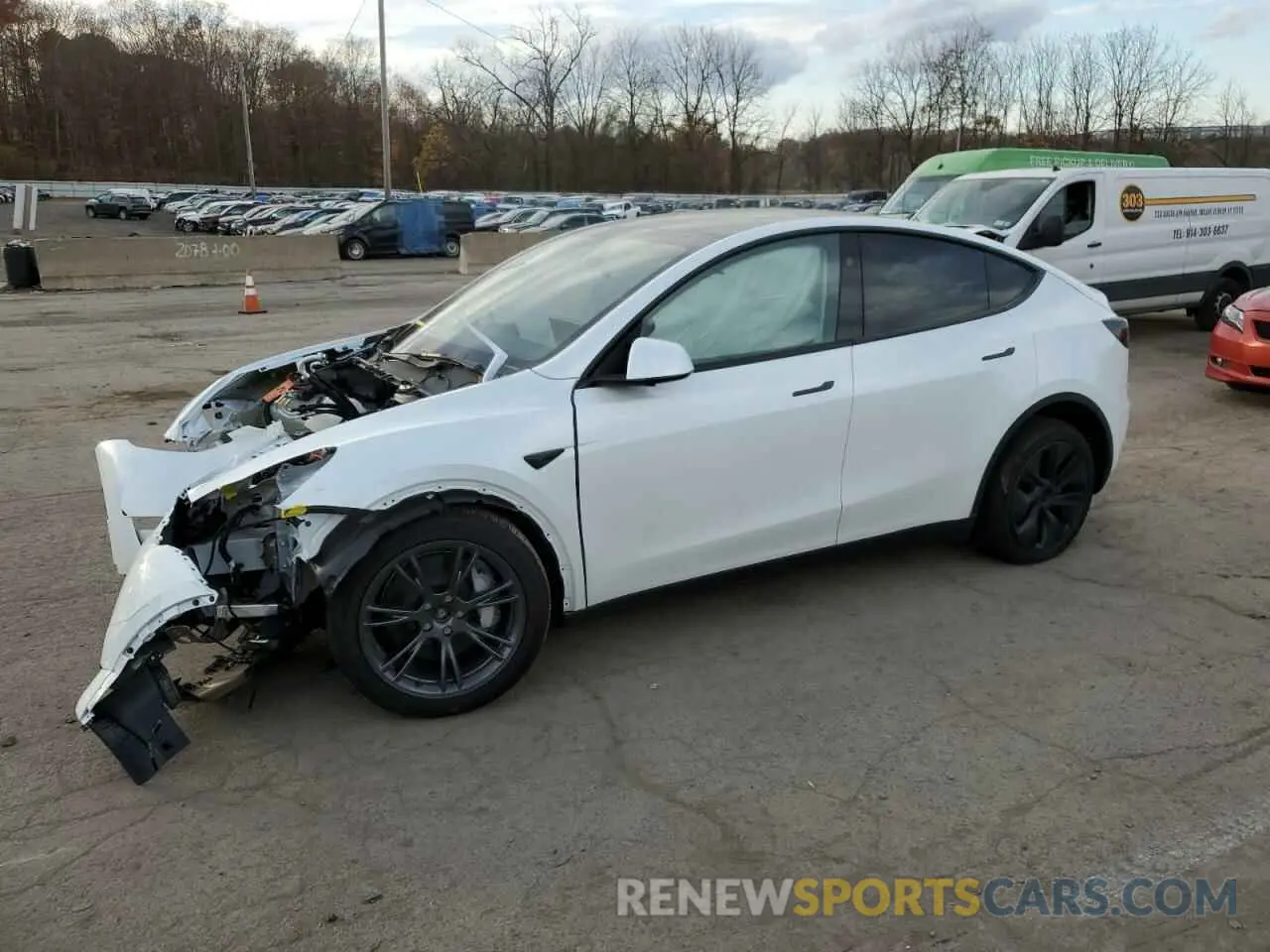 1 fotografías del automóvil dañado 7SAYGDEE5RF130688 TESLA MODEL Y 2024