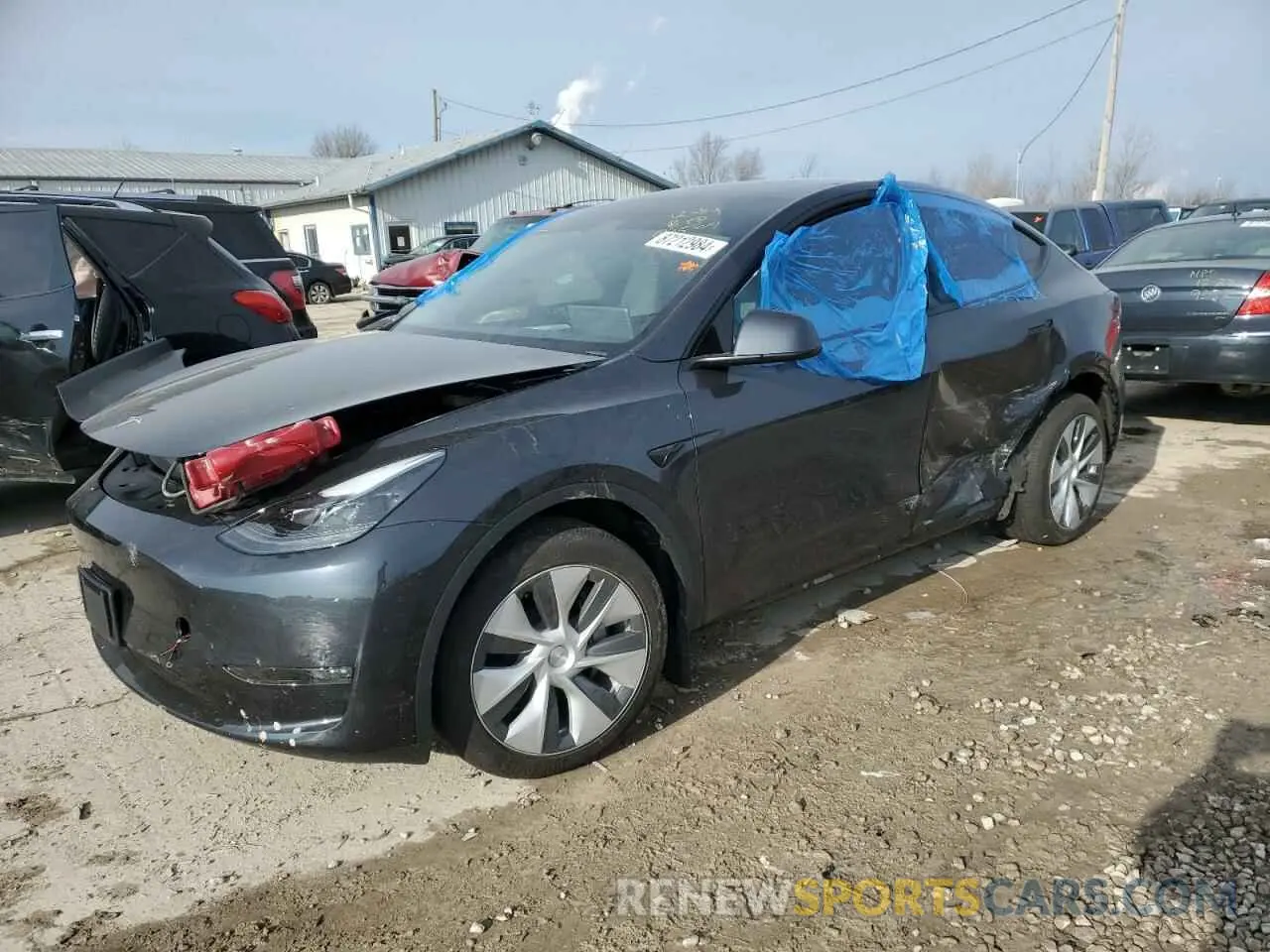 1 fotografías del automóvil dañado 7SAYGDEE5RF995614 TESLA MODEL Y 2024