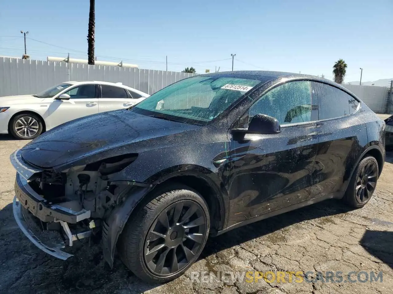1 fotografías del automóvil dañado 7SAYGDEE6RA215519 TESLA MODEL Y 2024