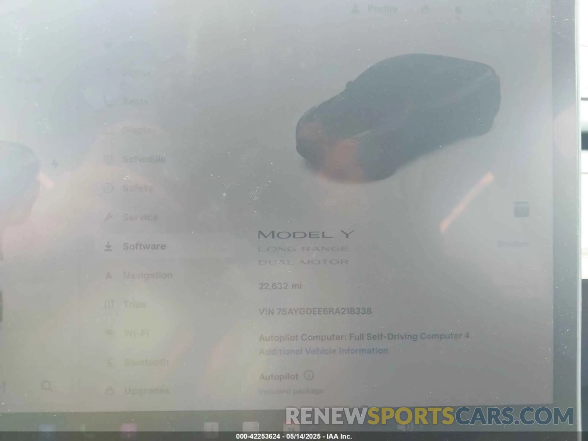 19 fotografías del automóvil dañado 7SAYGDEE6RA218338 TESLA MODEL Y 2024