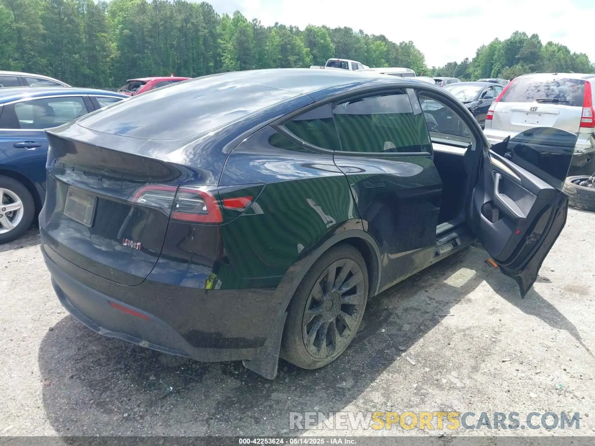 4 fotografías del automóvil dañado 7SAYGDEE6RA218338 TESLA MODEL Y 2024