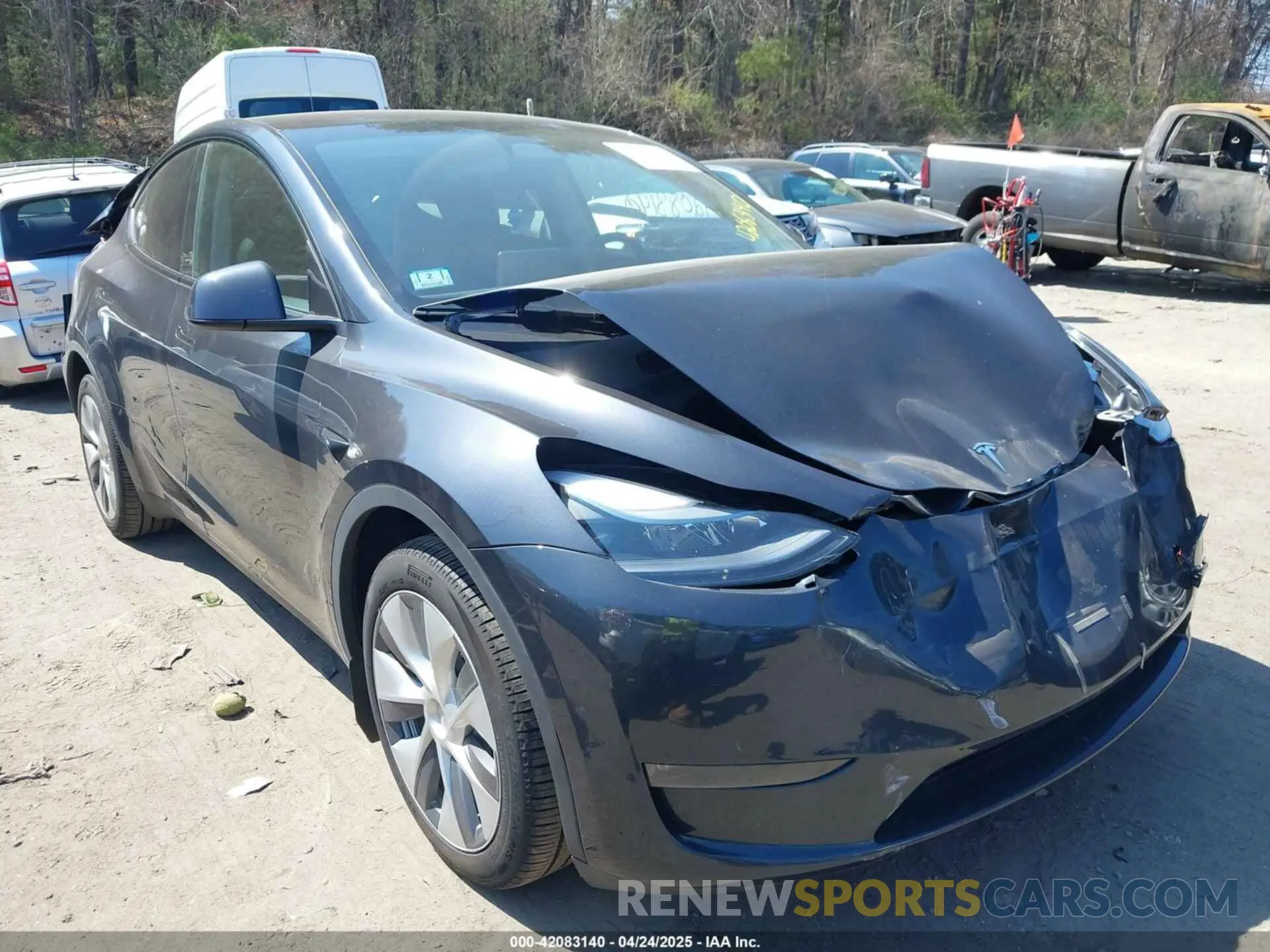 1 fotografías del automóvil dañado 7SAYGDEE6RA225161 TESLA MODEL Y 2024