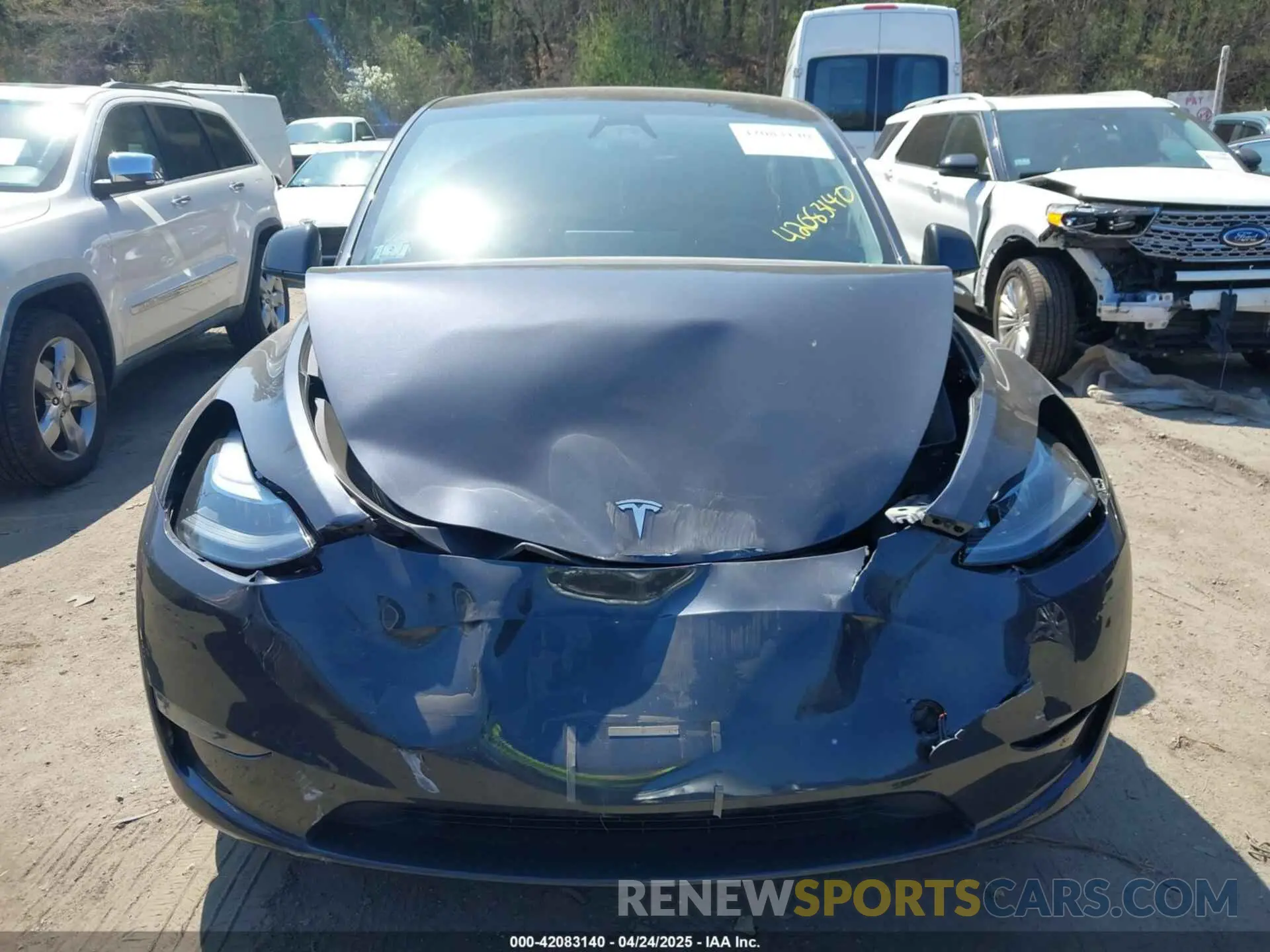 12 fotografías del automóvil dañado 7SAYGDEE6RA225161 TESLA MODEL Y 2024