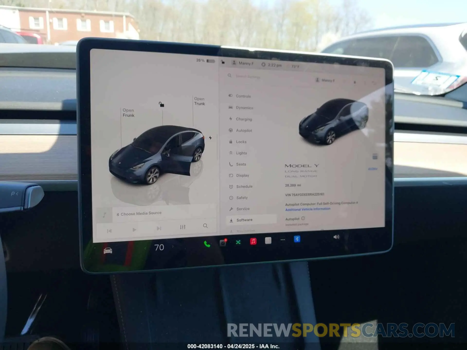 18 fotografías del automóvil dañado 7SAYGDEE6RA225161 TESLA MODEL Y 2024