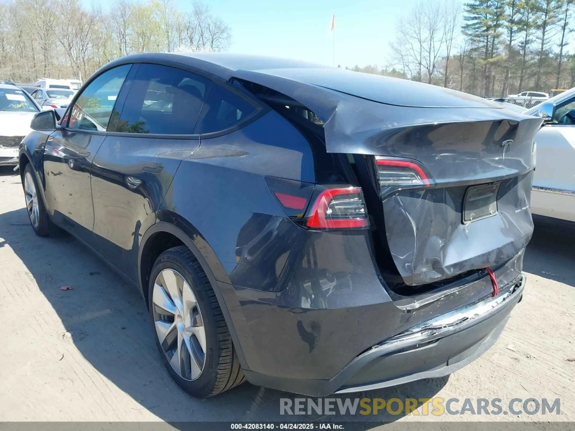 3 fotografías del automóvil dañado 7SAYGDEE6RA225161 TESLA MODEL Y 2024