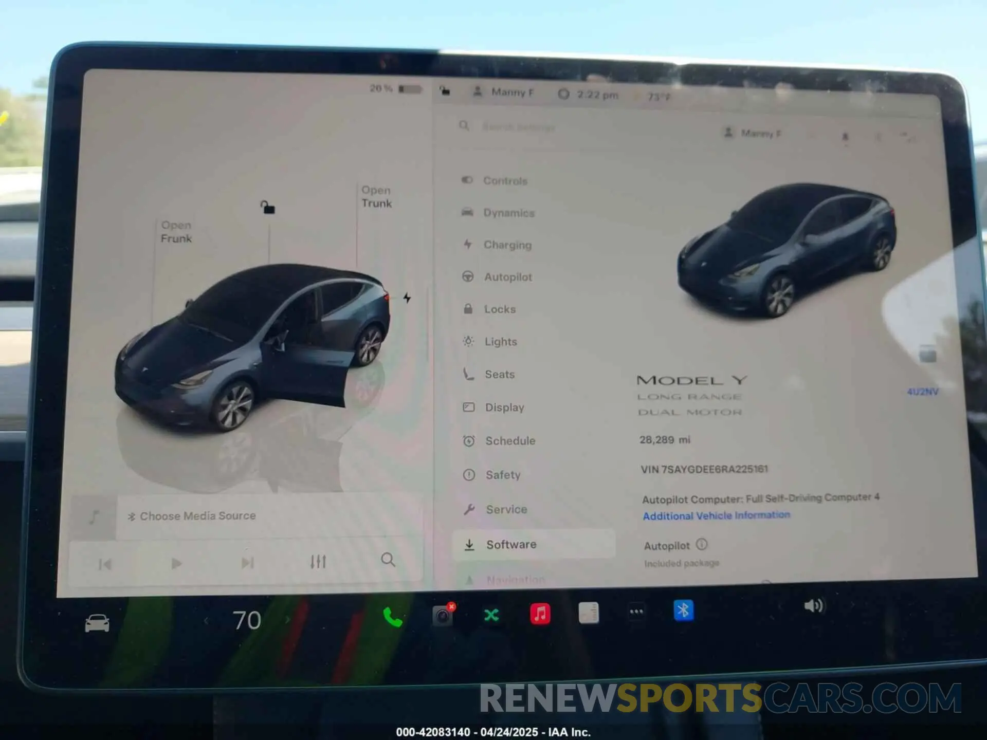 7 fotografías del automóvil dañado 7SAYGDEE6RA225161 TESLA MODEL Y 2024