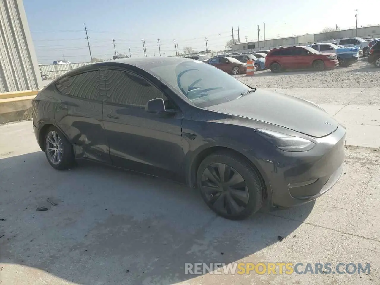 4 fotografías del automóvil dañado 7SAYGDEE6RA231574 TESLA MODEL Y 2024