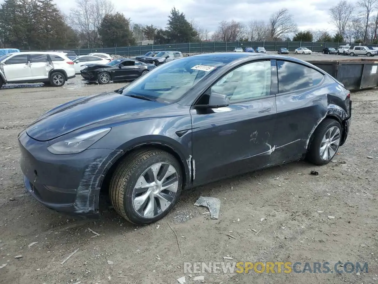 1 fotografías del automóvil dañado 7SAYGDEE6RA239271 TESLA MODEL Y 2024