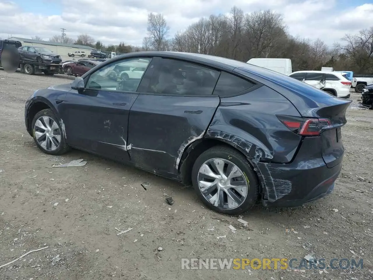 2 fotografías del automóvil dañado 7SAYGDEE6RA239271 TESLA MODEL Y 2024