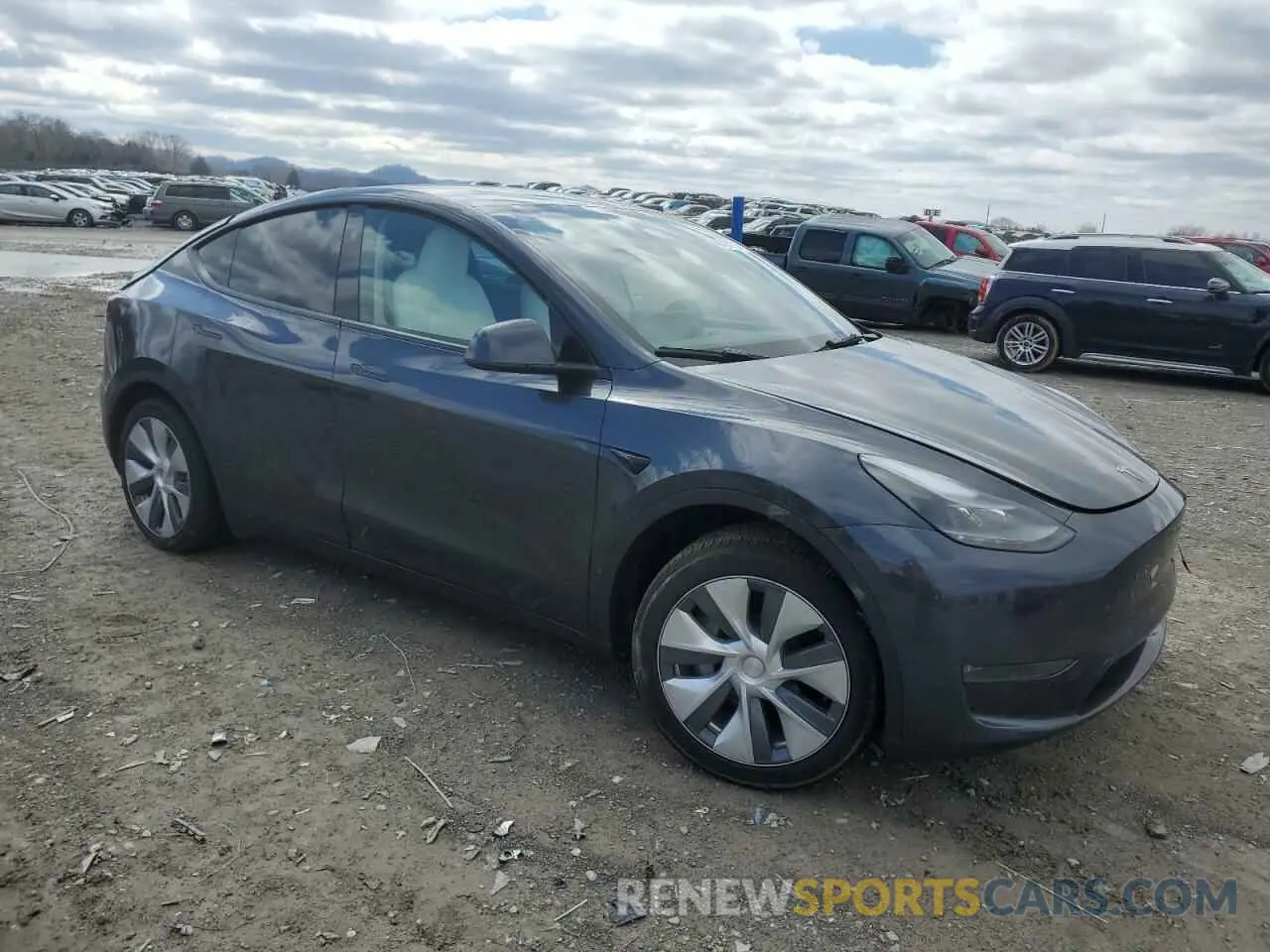 4 fotografías del automóvil dañado 7SAYGDEE6RA239271 TESLA MODEL Y 2024