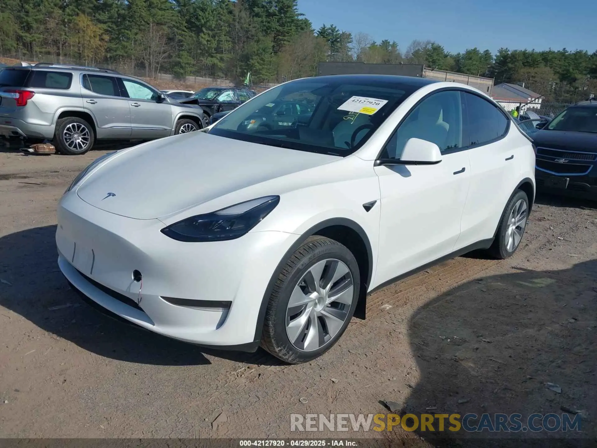 2 fotografías del automóvil dañado 7SAYGDEE6RA269435 TESLA MODEL Y 2024