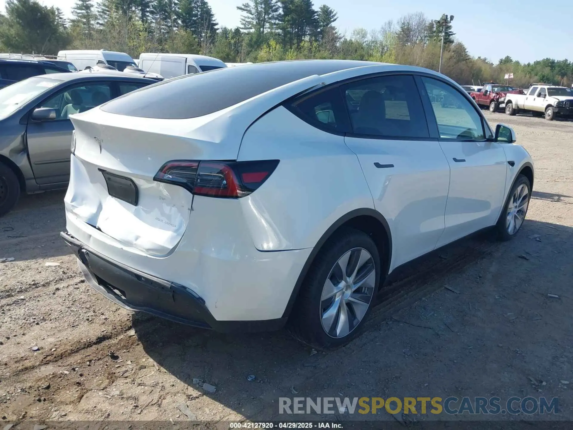 4 fotografías del automóvil dañado 7SAYGDEE6RA269435 TESLA MODEL Y 2024