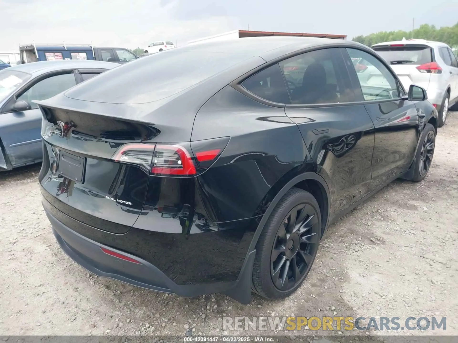 4 fotografías del automóvil dañado 7SAYGDEE6RA271573 TESLA MODEL Y 2024
