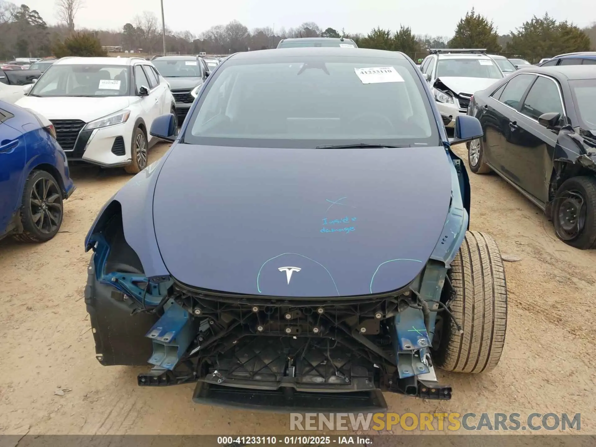 13 fotografías del automóvil dañado 7SAYGDEE6RA282945 TESLA MODEL Y 2024