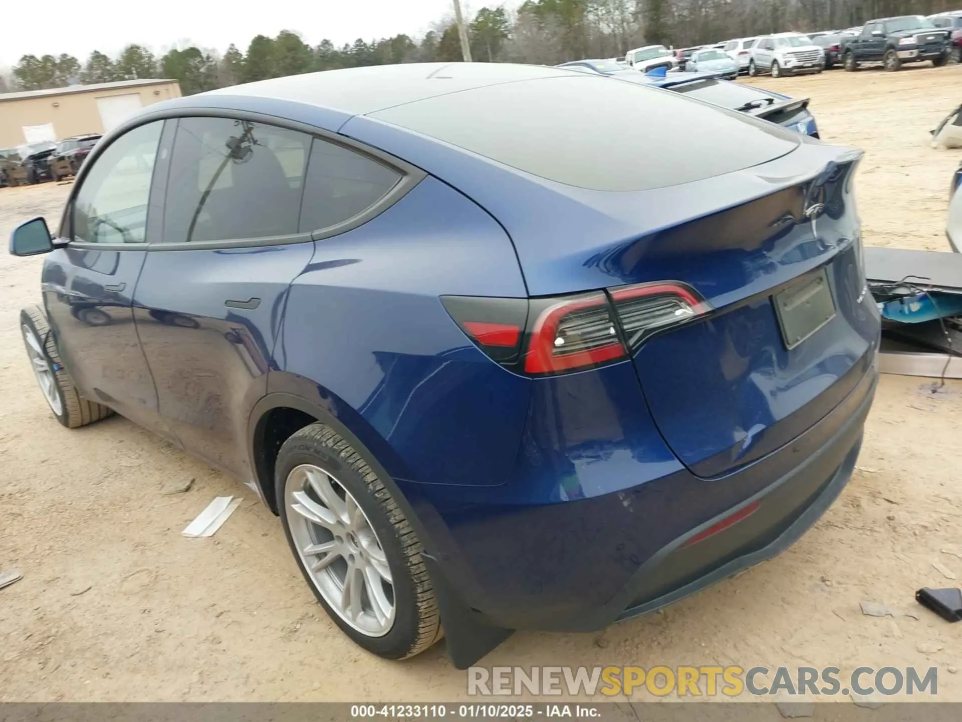 3 fotografías del automóvil dañado 7SAYGDEE6RA282945 TESLA MODEL Y 2024