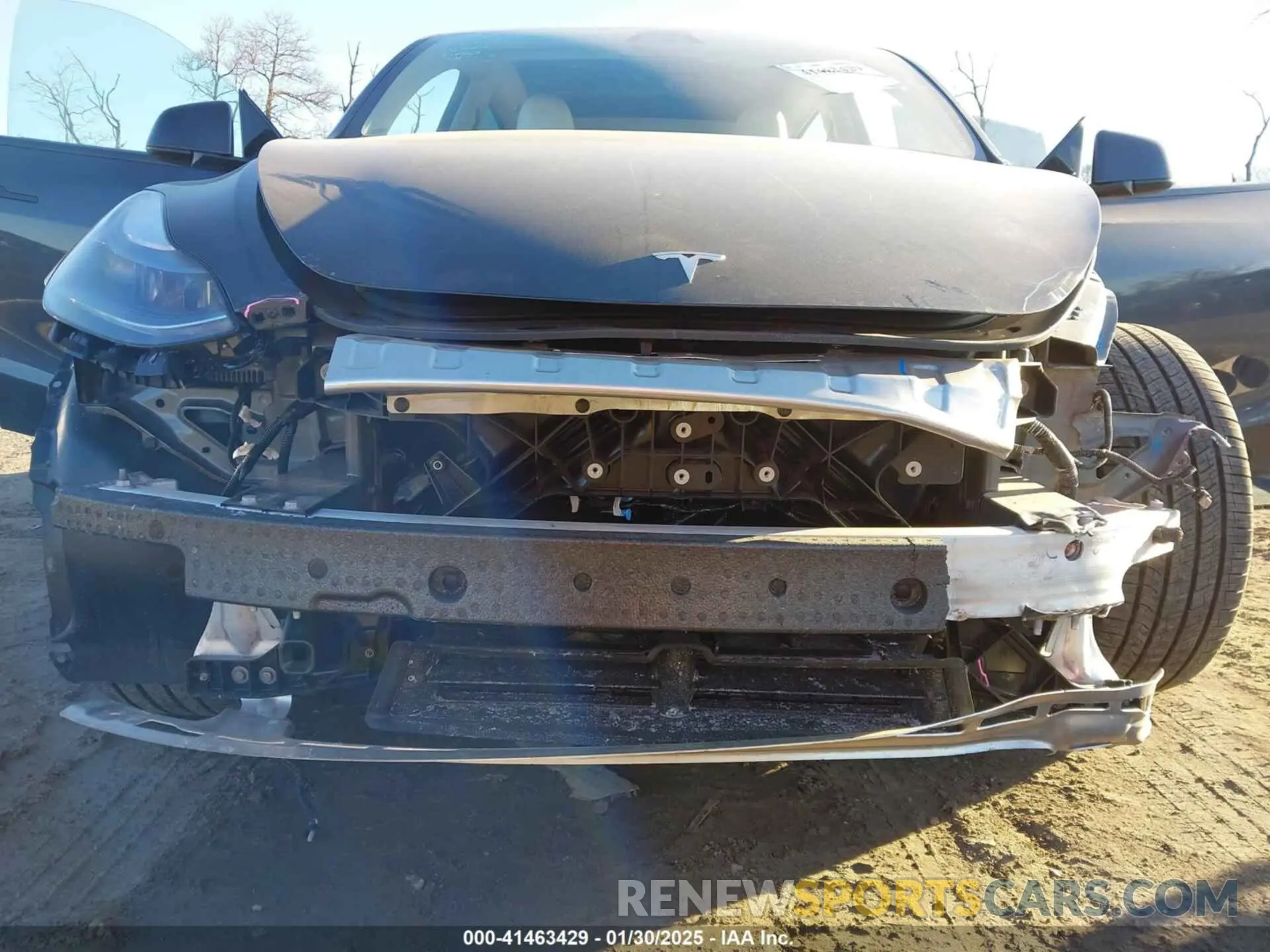 6 fotografías del automóvil dañado 7SAYGDEE6RA321453 TESLA MODEL Y 2024