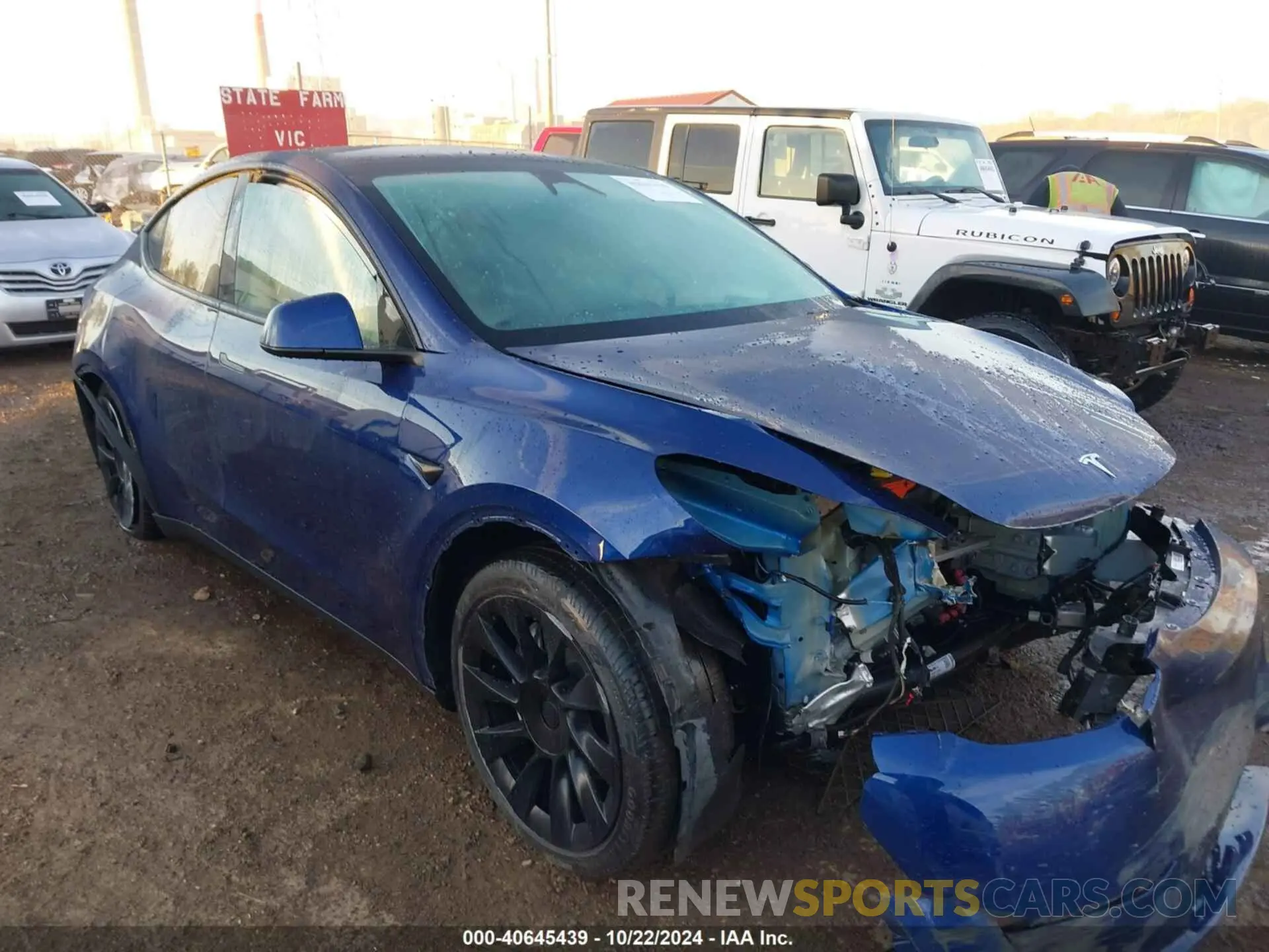 1 fotografías del automóvil dañado 7SAYGDEE6RF025741 TESLA MODEL Y 2024