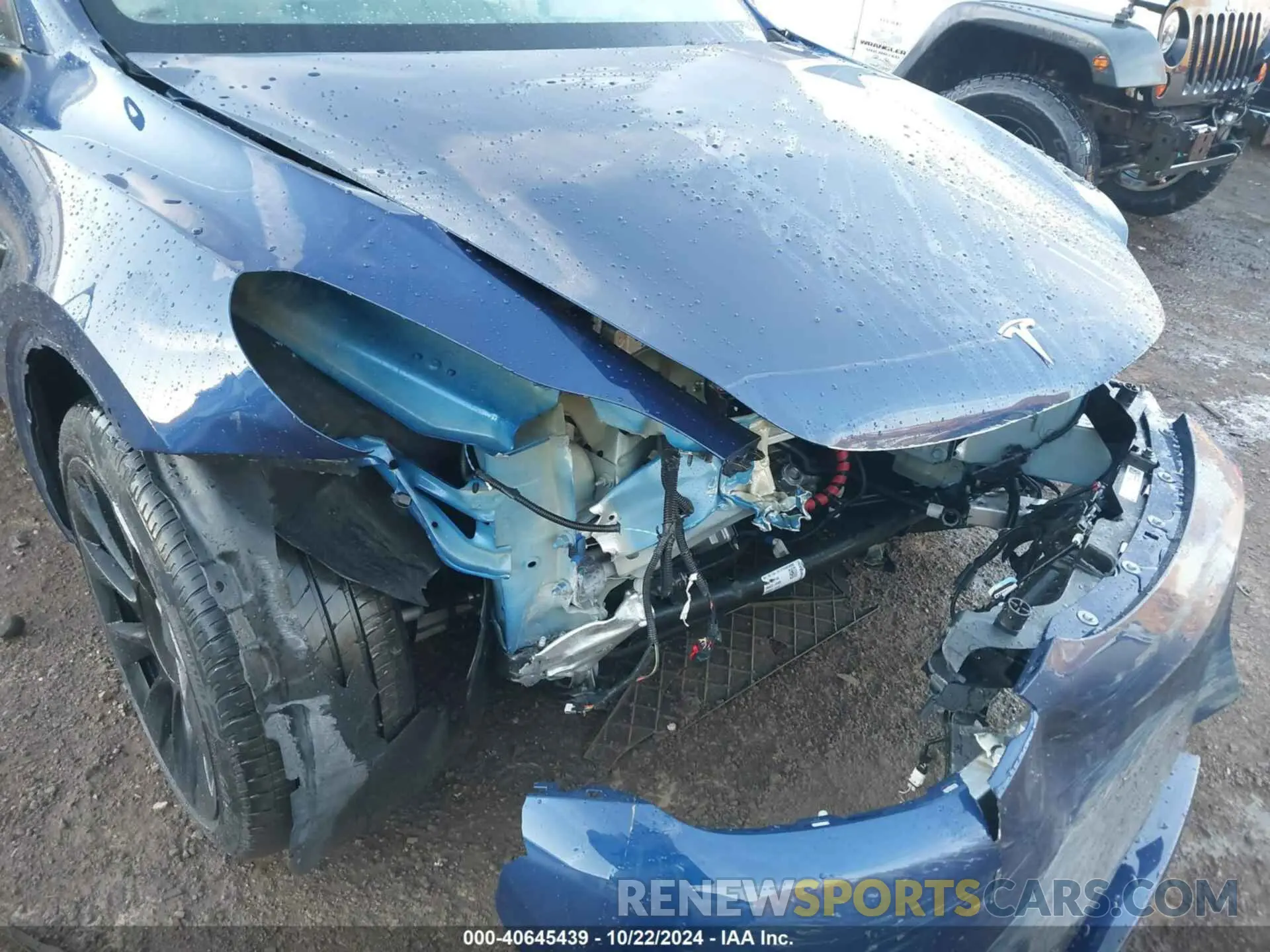 6 fotografías del automóvil dañado 7SAYGDEE6RF025741 TESLA MODEL Y 2024