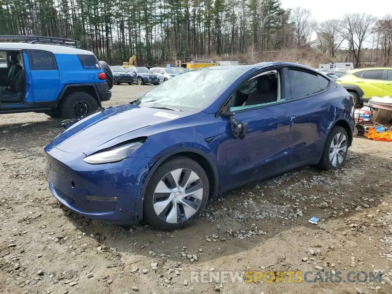 1 fotografías del automóvil dañado 7SAYGDEE6RF036075 TESLA MODEL Y 2024