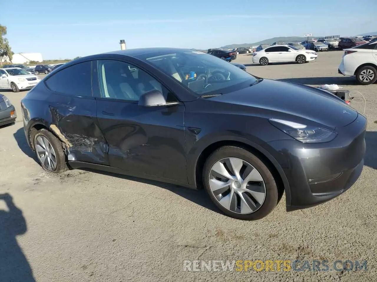 4 fotografías del automóvil dañado 7SAYGDEE6RF060859 TESLA MODEL Y 2024