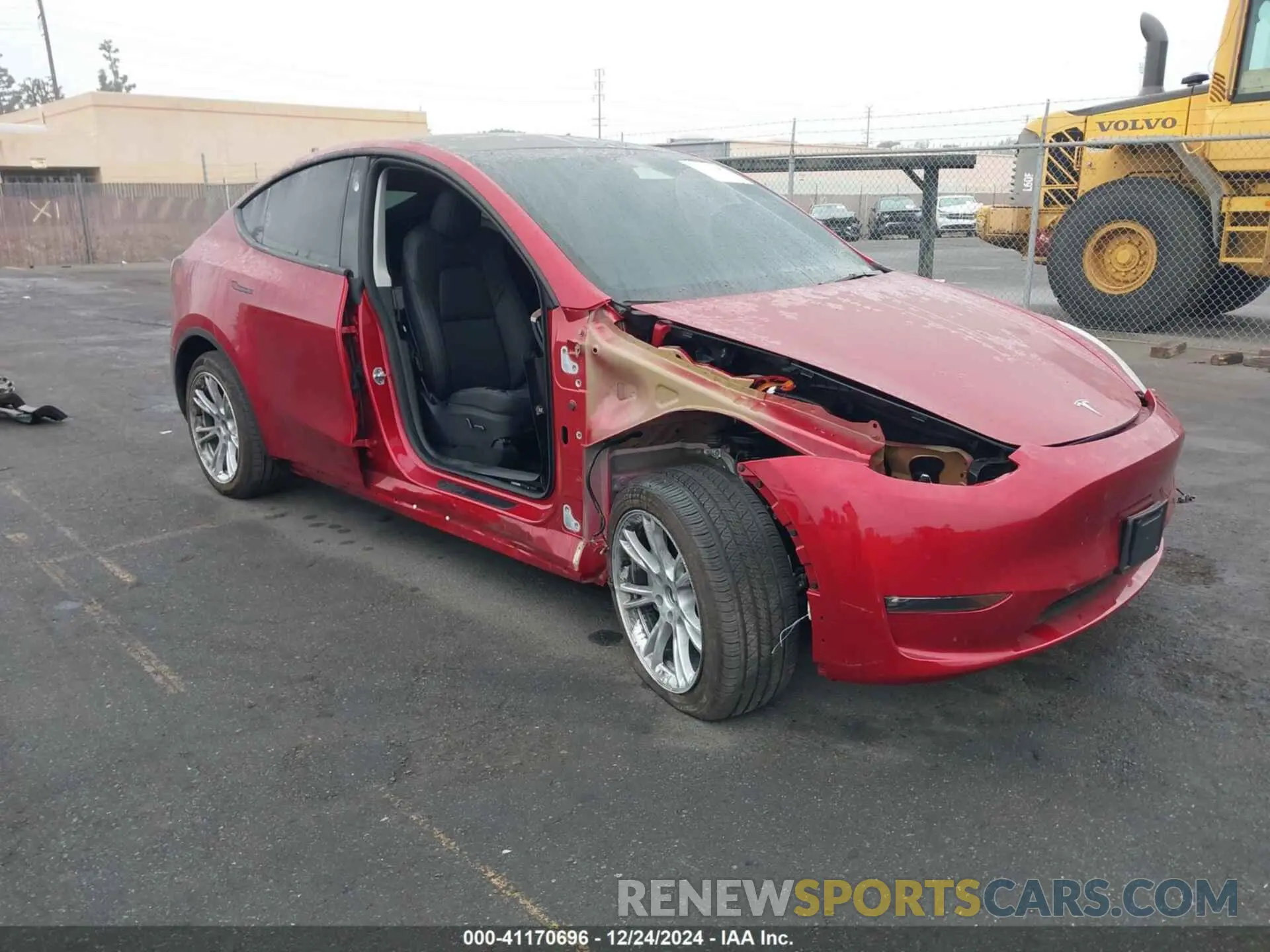 1 fotografías del automóvil dañado 7SAYGDEE6RF076107 TESLA MODEL Y 2024