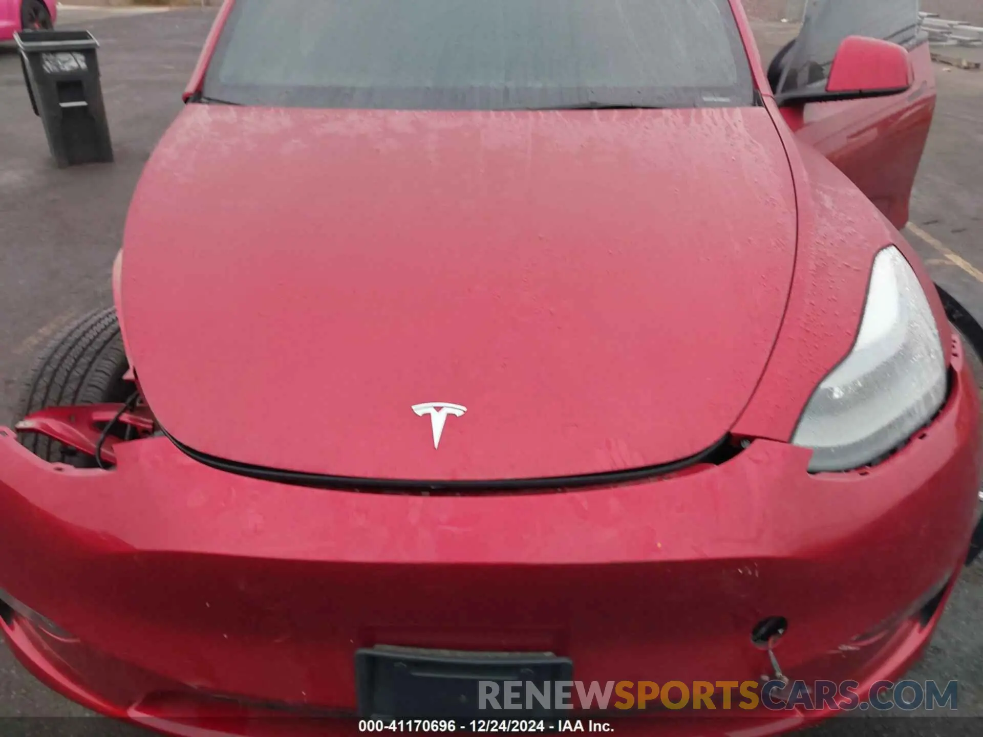 10 fotografías del automóvil dañado 7SAYGDEE6RF076107 TESLA MODEL Y 2024
