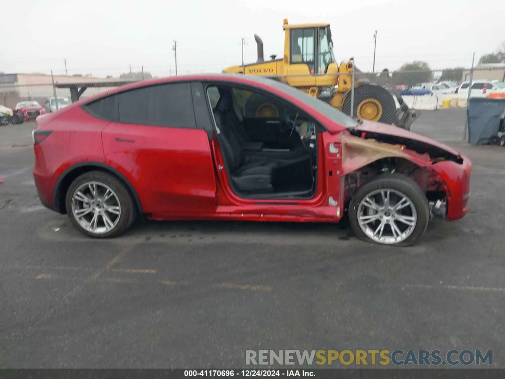 13 fotografías del automóvil dañado 7SAYGDEE6RF076107 TESLA MODEL Y 2024