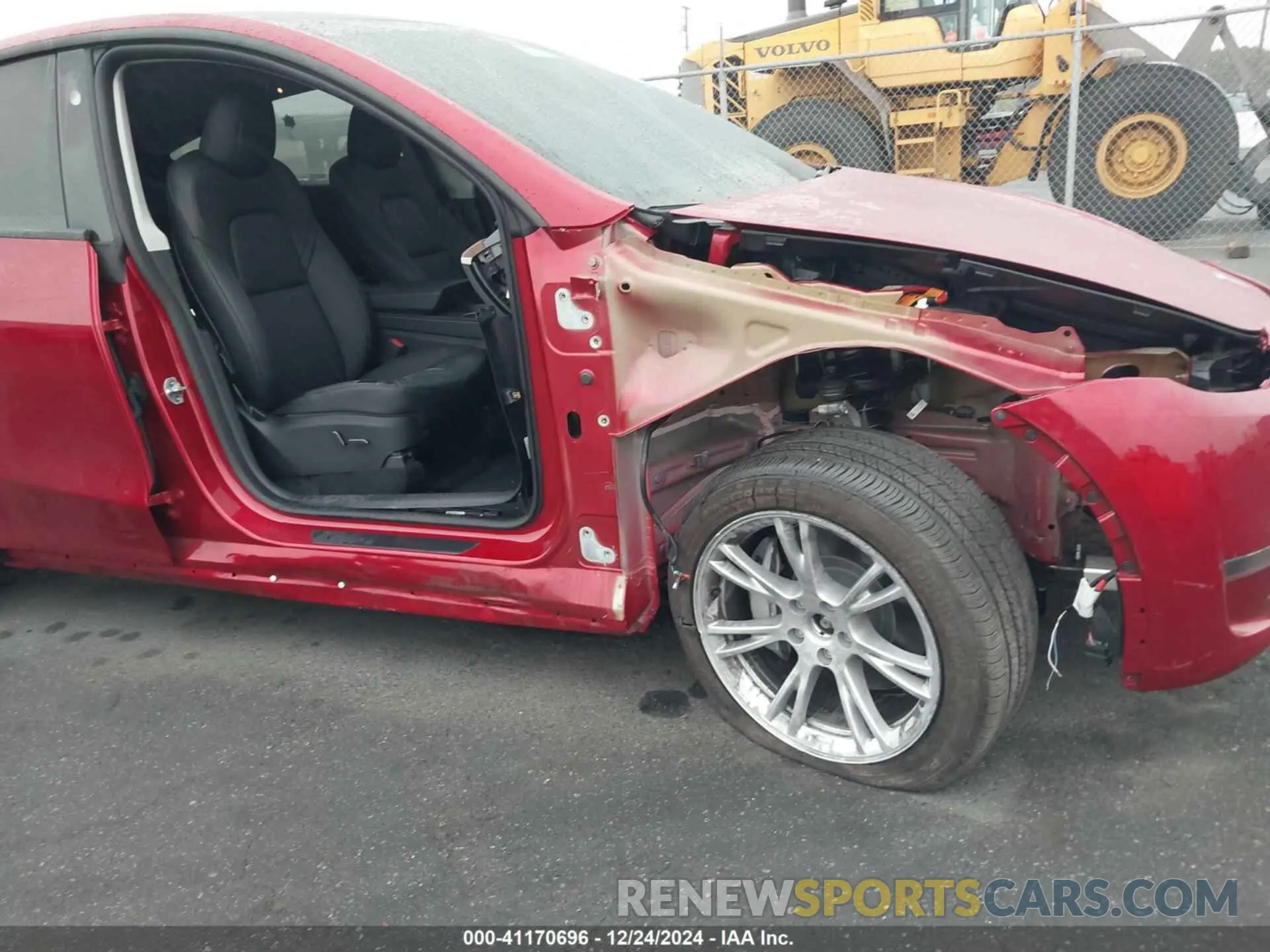 6 fotografías del automóvil dañado 7SAYGDEE6RF076107 TESLA MODEL Y 2024