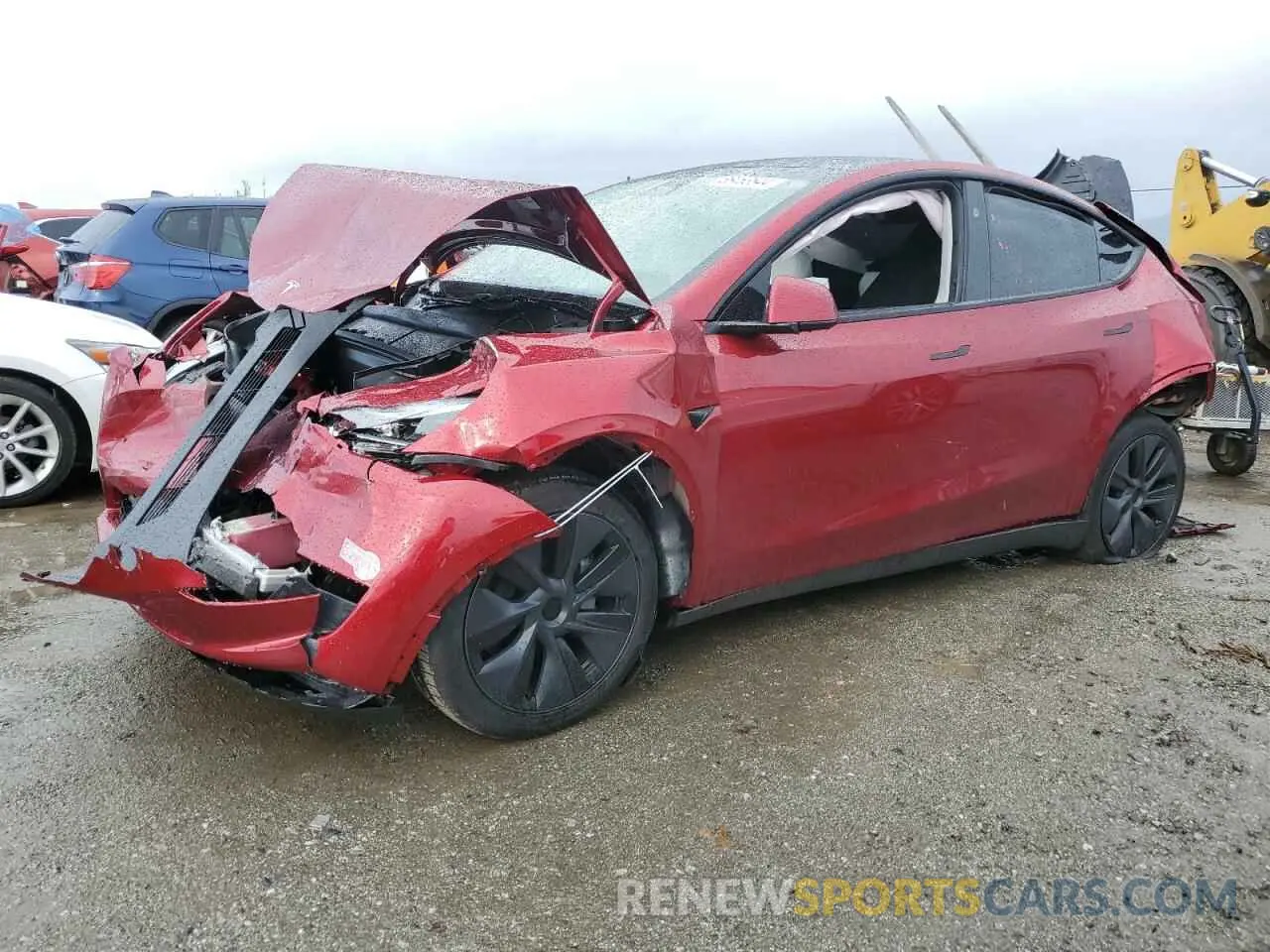 1 fotografías del automóvil dañado 7SAYGDEE6RF133308 TESLA MODEL Y 2024
