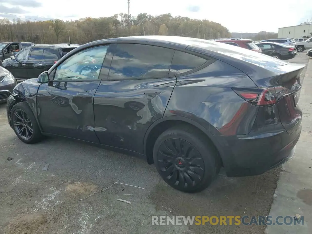2 fotografías del automóvil dañado 7SAYGDEE6RF161464 TESLA MODEL Y 2024