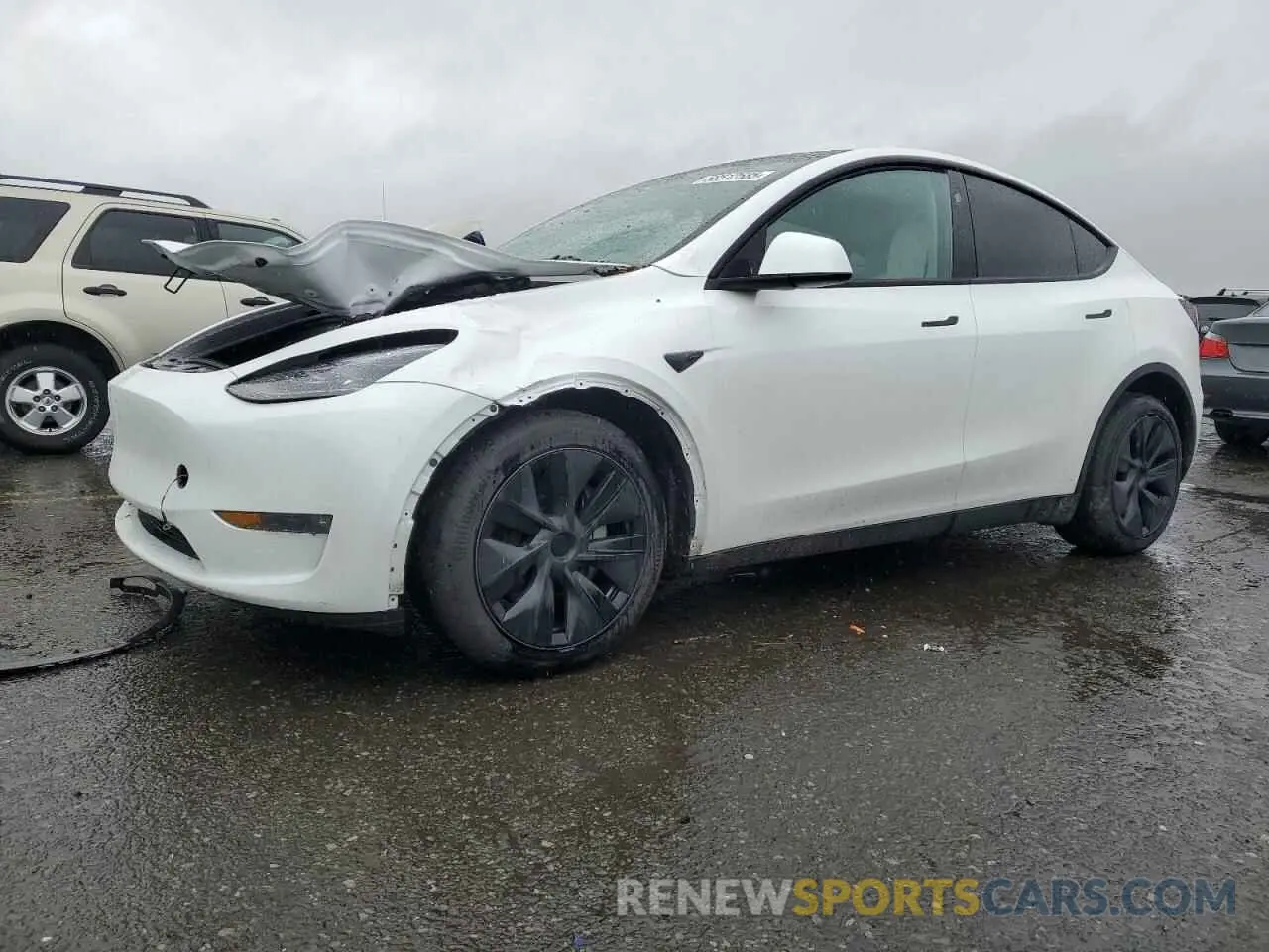 1 fotografías del automóvil dañado 7SAYGDEE6RF162372 TESLA MODEL Y 2024