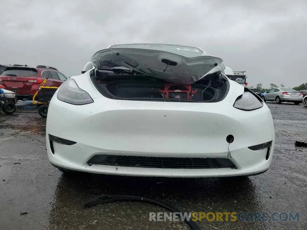 5 fotografías del automóvil dañado 7SAYGDEE6RF162372 TESLA MODEL Y 2024