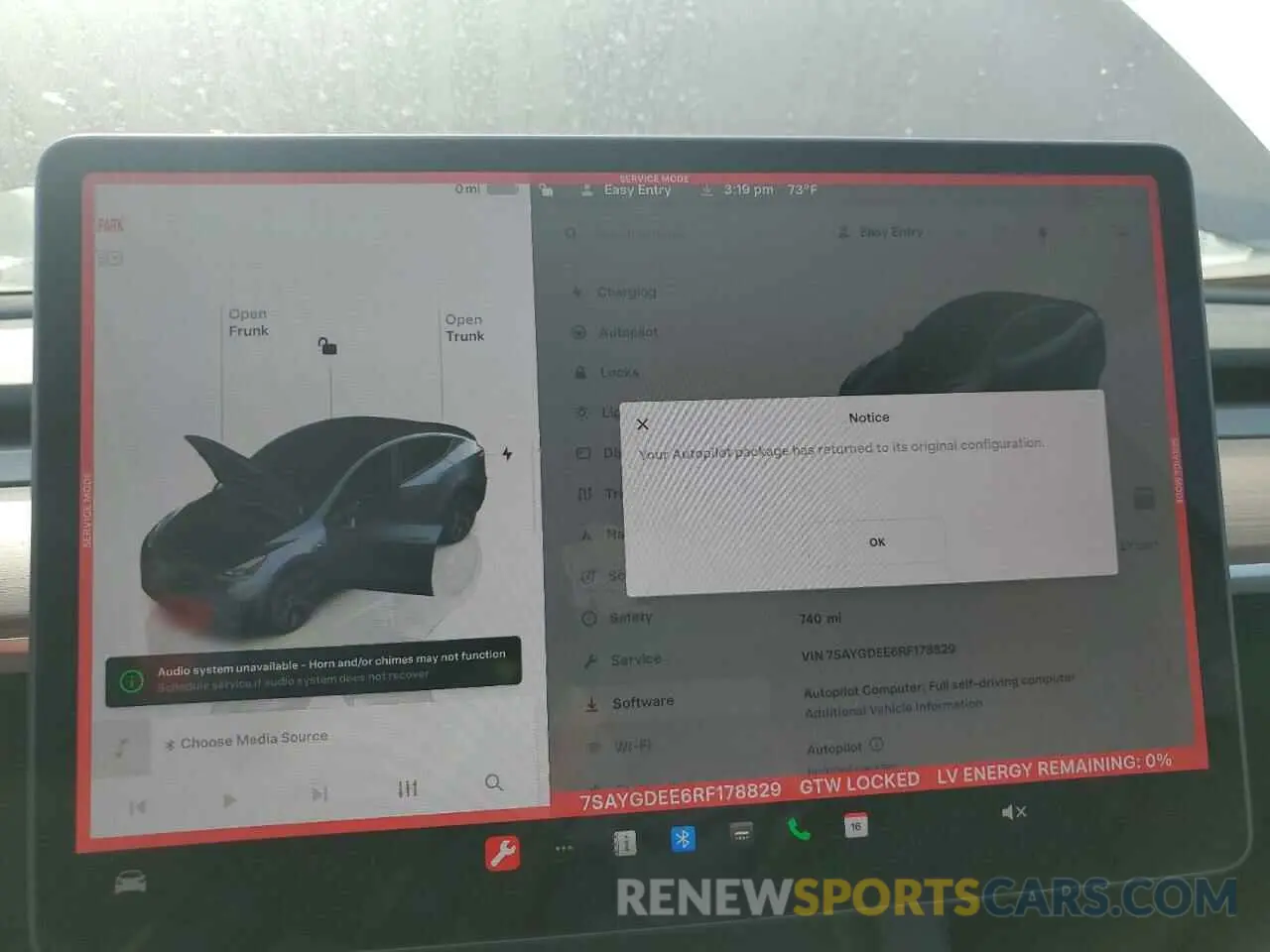 9 fotografías del automóvil dañado 7SAYGDEE6RF178829 TESLA MODEL Y 2024